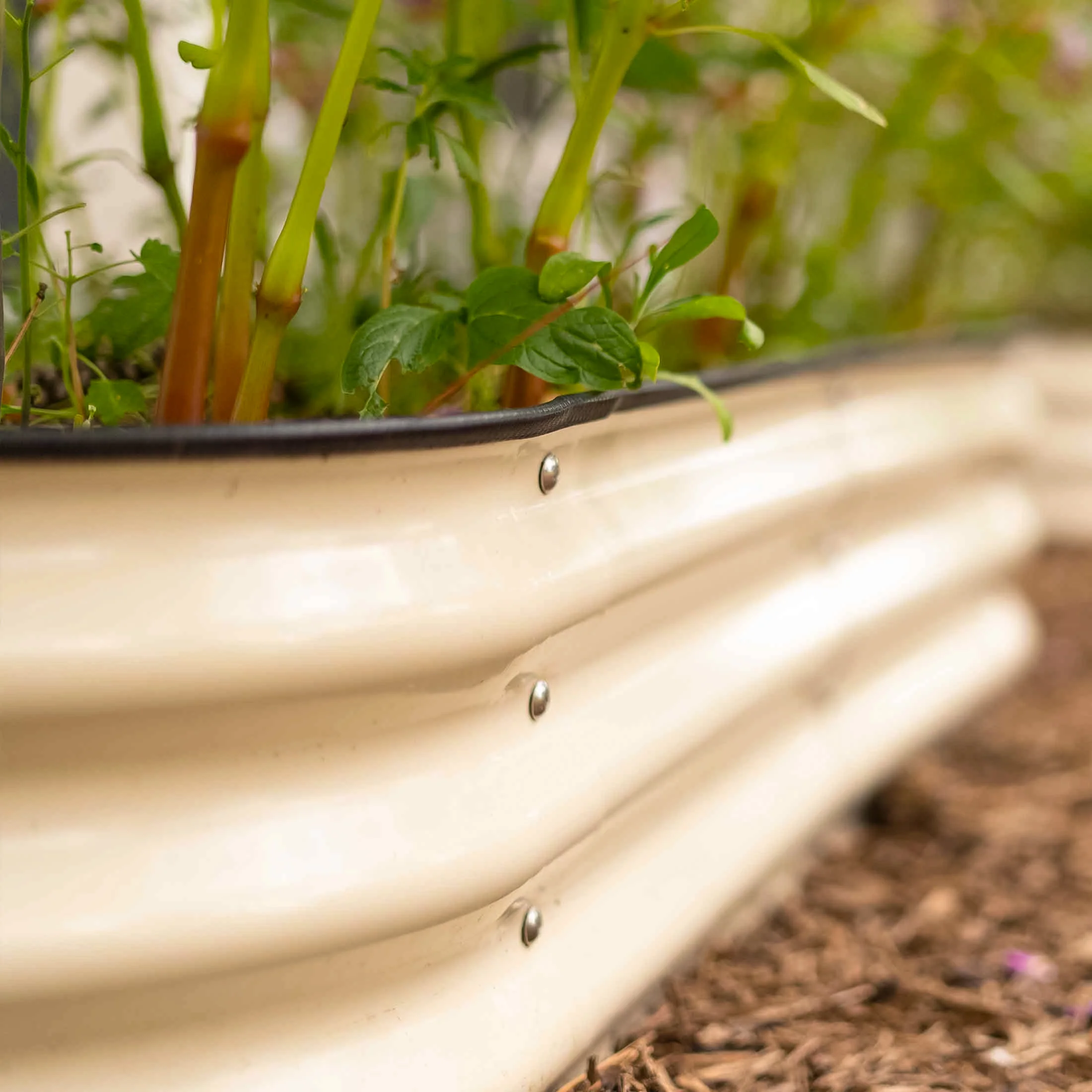 11" Tall 6 In 1 Medium Modular Metal Raised Garden Bed Kit - Image 10