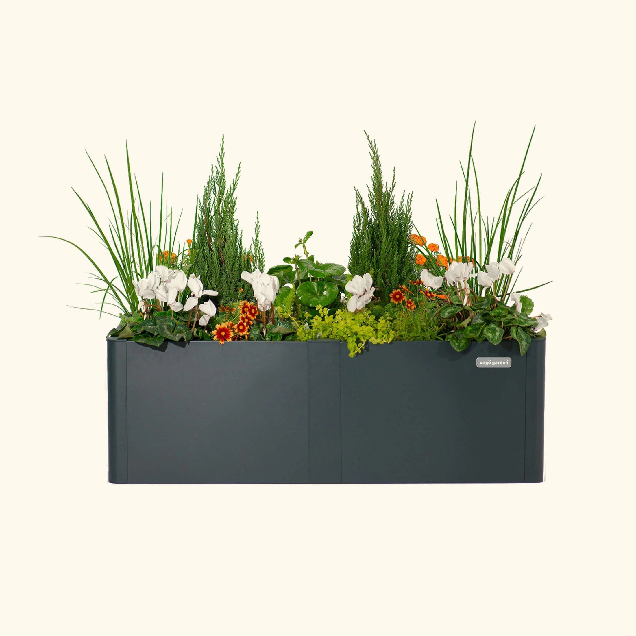 17" Tall Modern 27" x 53" Metal Raised Garden Bed - Image 20