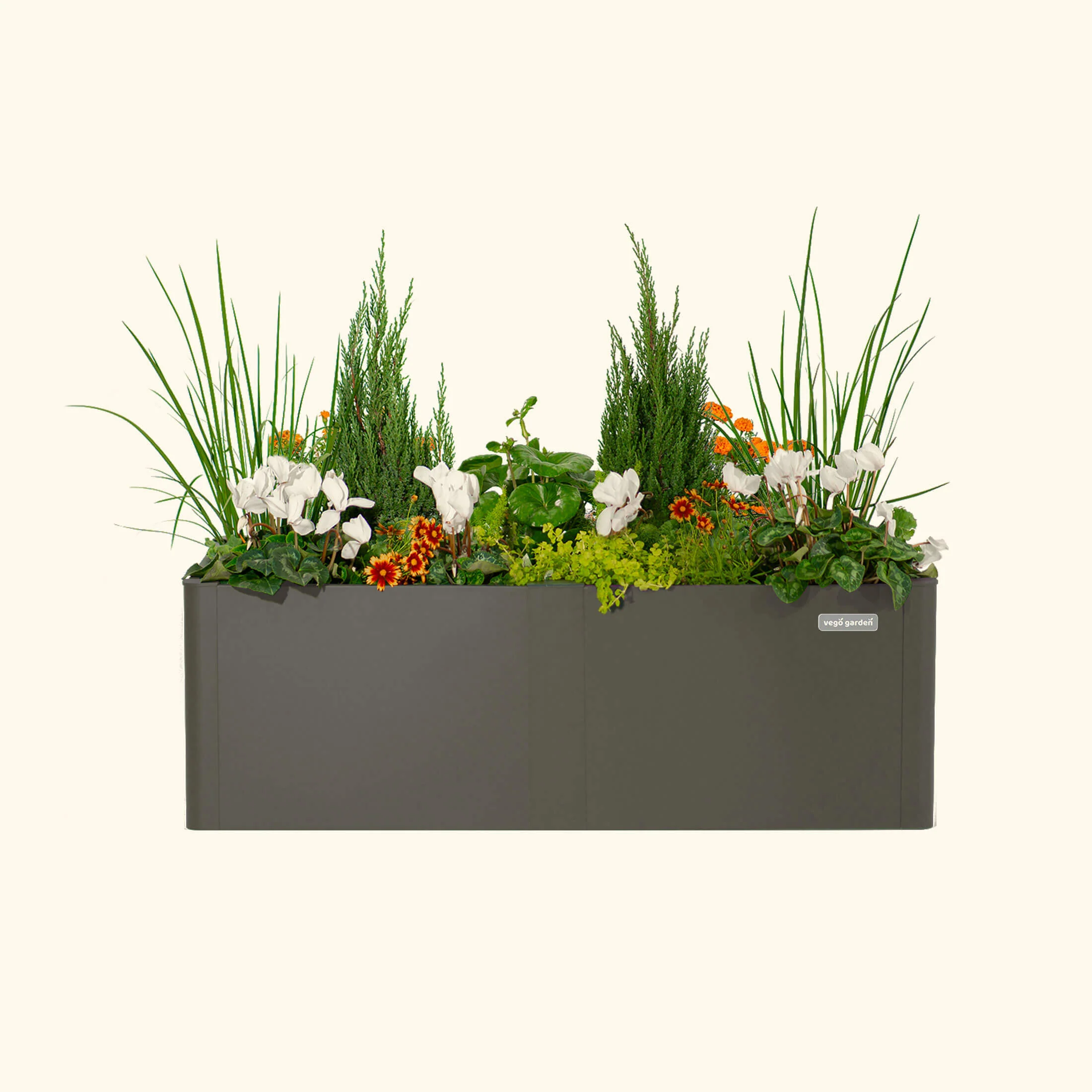 17" Tall Modern 27" x 53" Metal Raised Garden Bed - Image 22