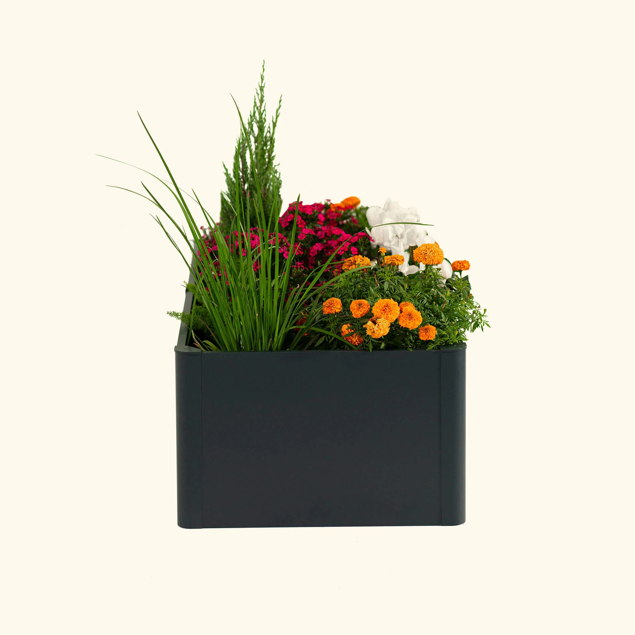 17" Tall Modern 27" x 53" Metal Raised Garden Bed - Image 23