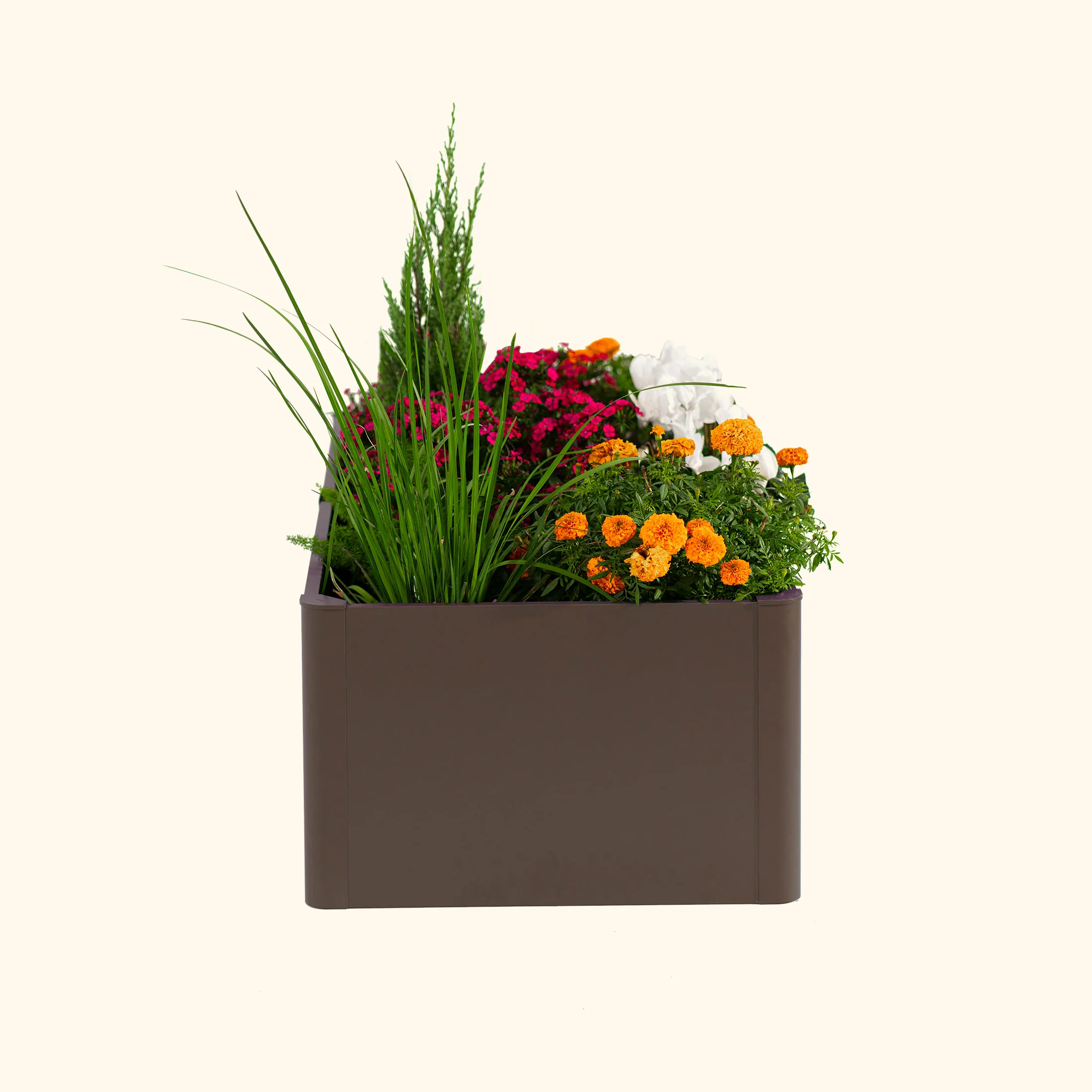 17" Tall Modern 27" x 53" Metal Raised Garden Bed - Image 24
