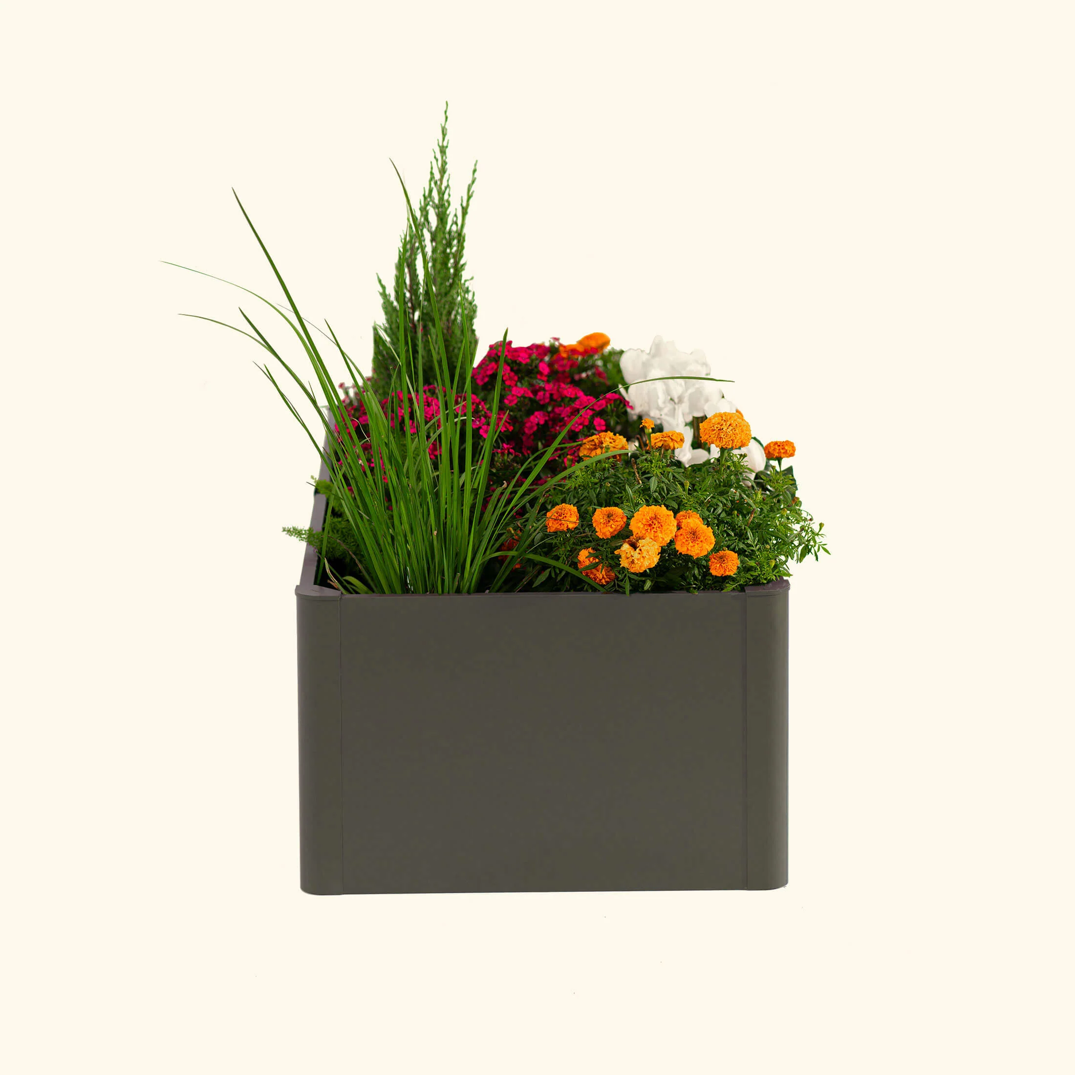 17" Tall Modern 27" x 53" Metal Raised Garden Bed - Image 25