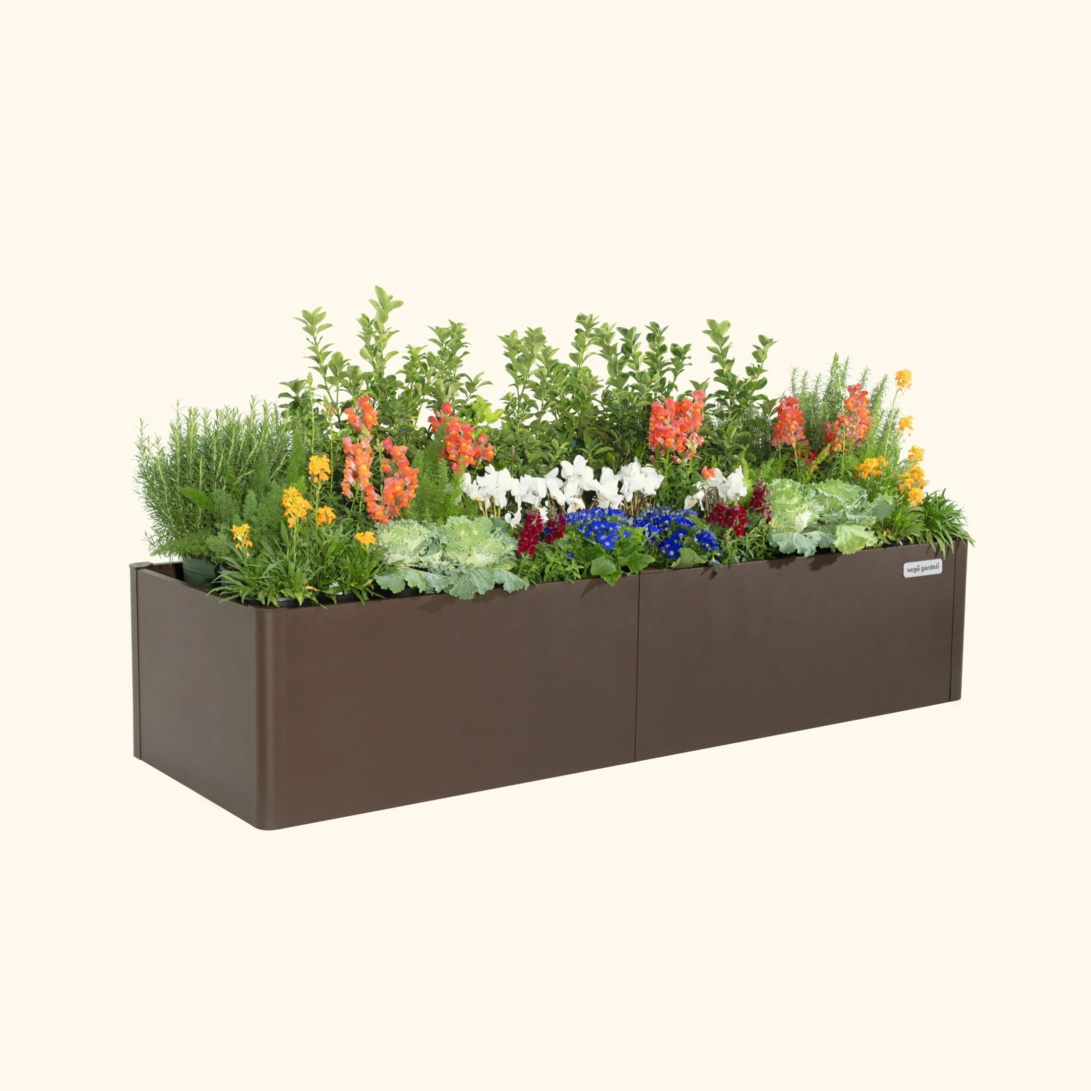 17" Tall Modern 27" x 83" Metal Raised Garden Bed - Image 3