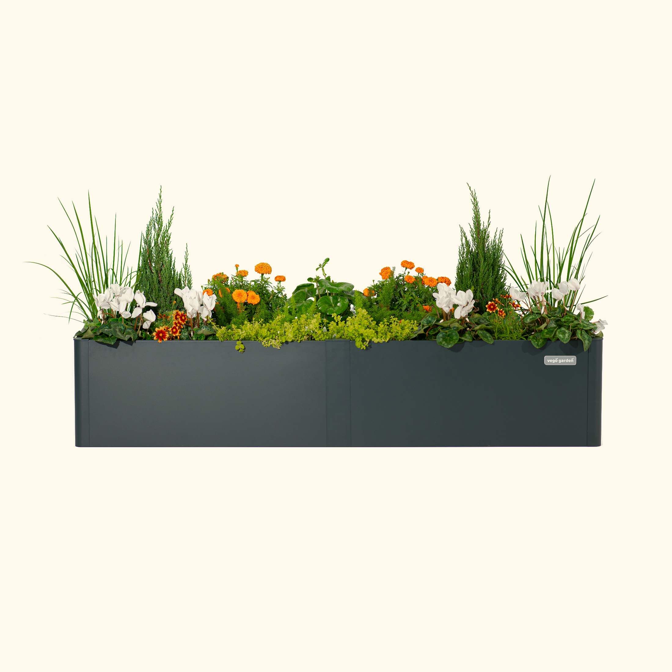 17" Tall Modern 42" x 83" Metal Raised Garden Bed - Image 24