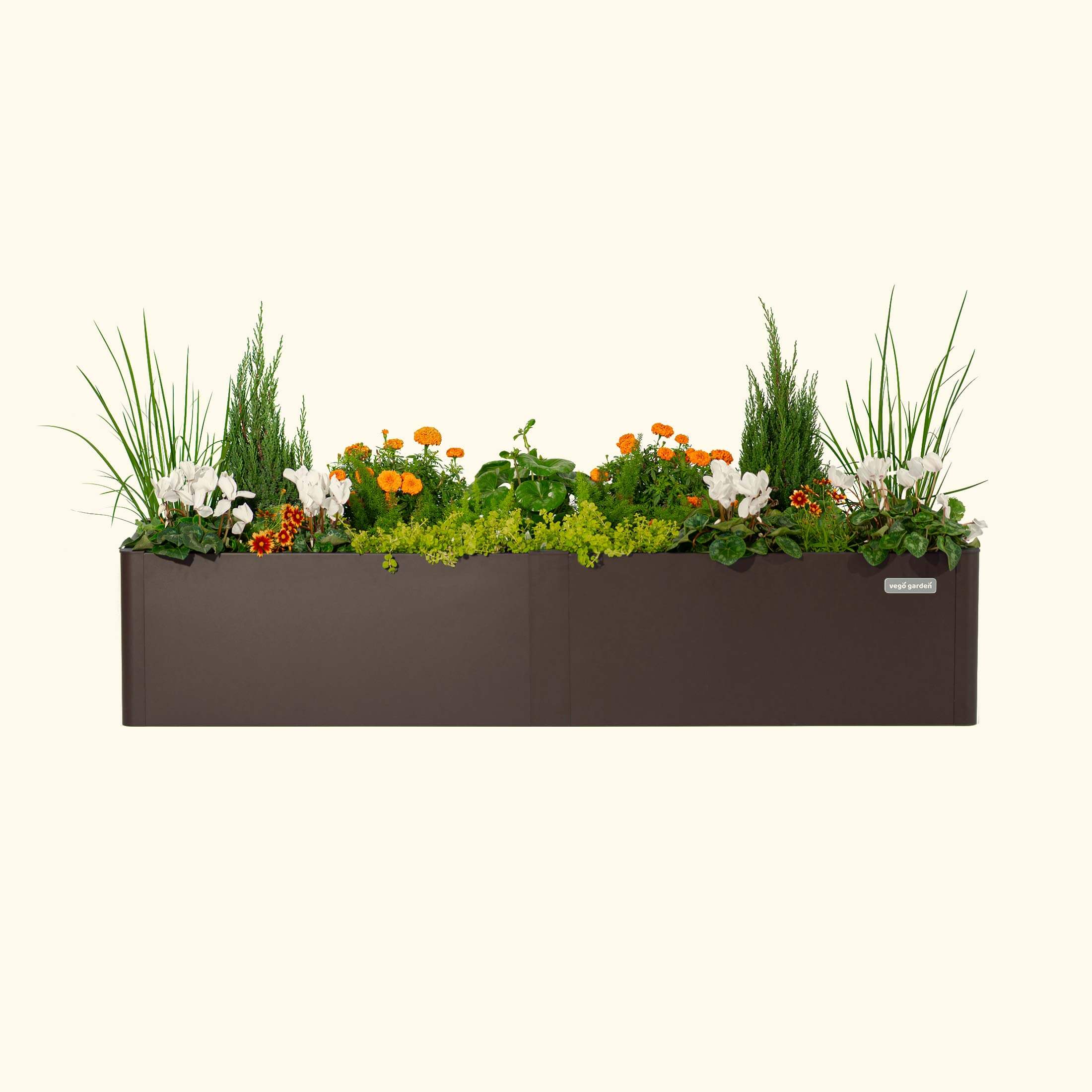 17" Tall Modern 42" x 83" Metal Raised Garden Bed - Image 25