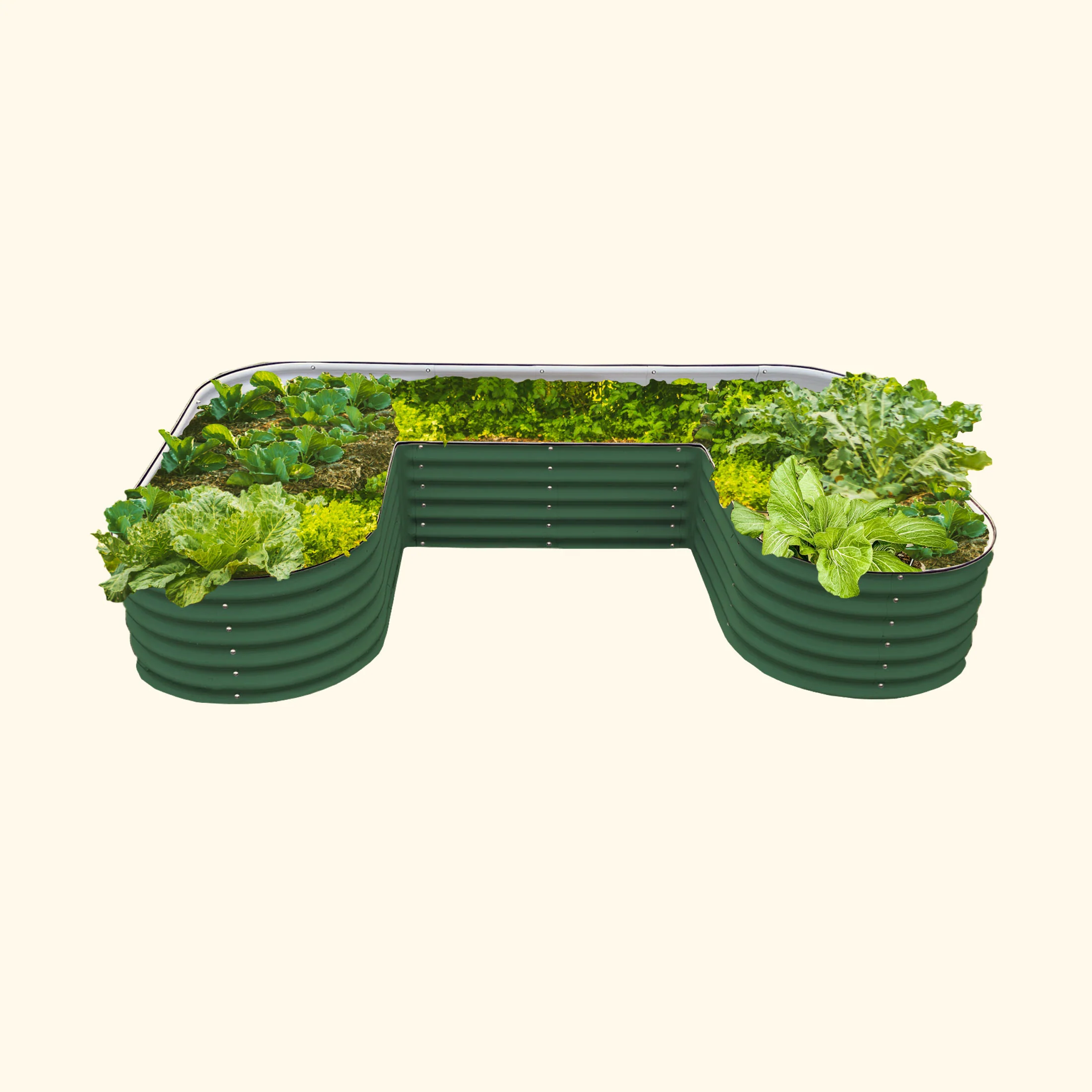 17" Tall U-Shaped Raised Garden Bed Kit - Standard Size - Image 9