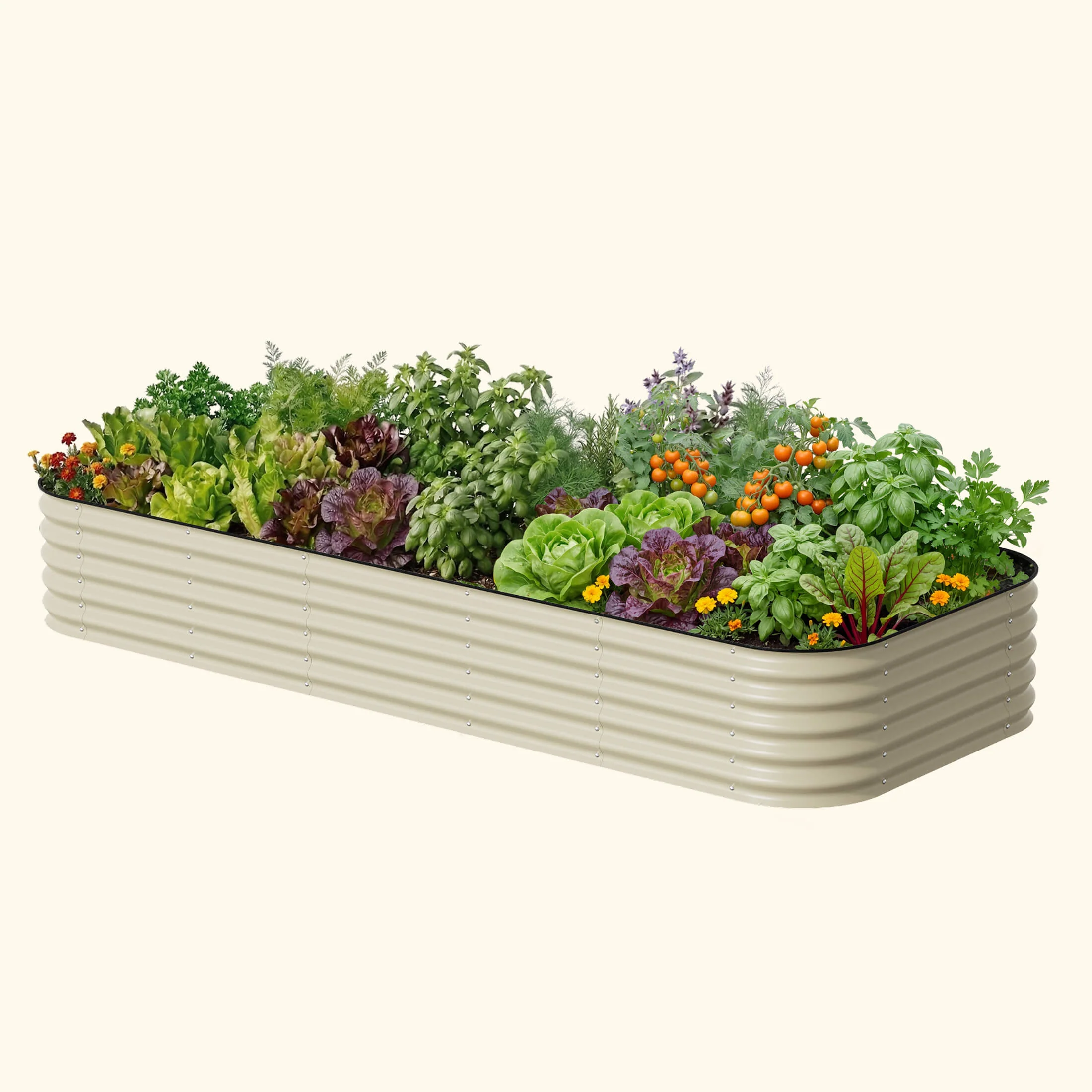 17" Tall X In 1 Giant Modular Metal Raised Garden Bed Kit - Image 3