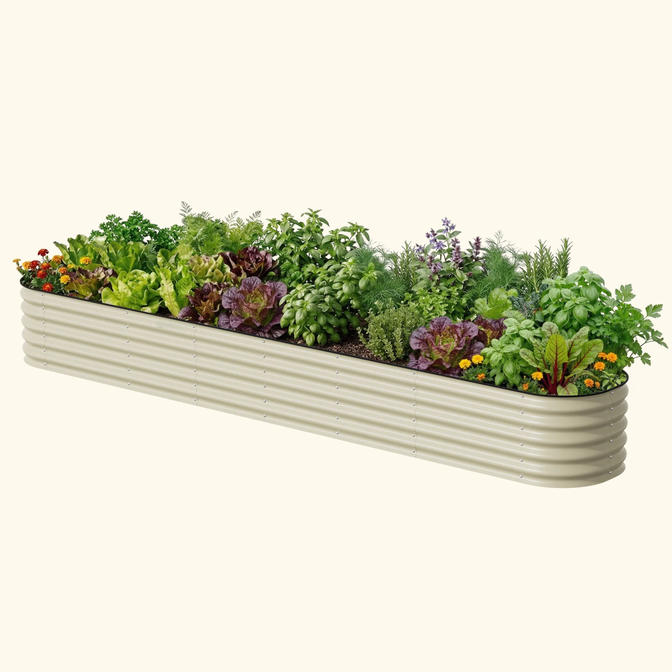 17" Tall X In 1 Giant Modular Metal Raised Garden Bed Kit - Image 4