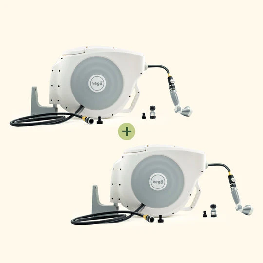 2-Pack Retractable Hose Reel Set - Image 3