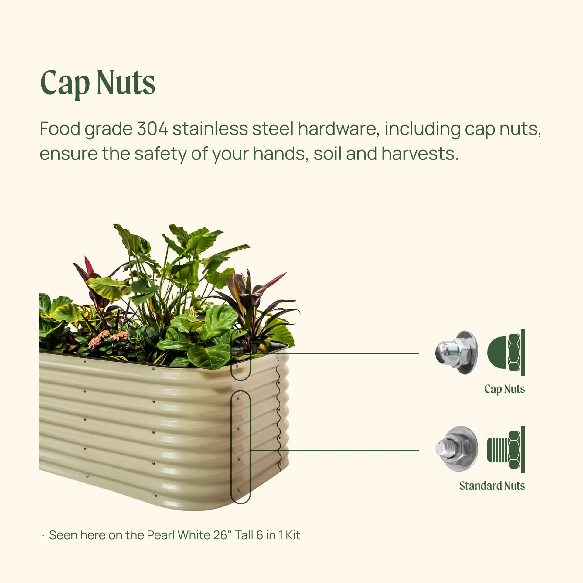 26" Tall 10 In 1 Jumbo Modular Metal Raised Garden Bed Kit - Image 11