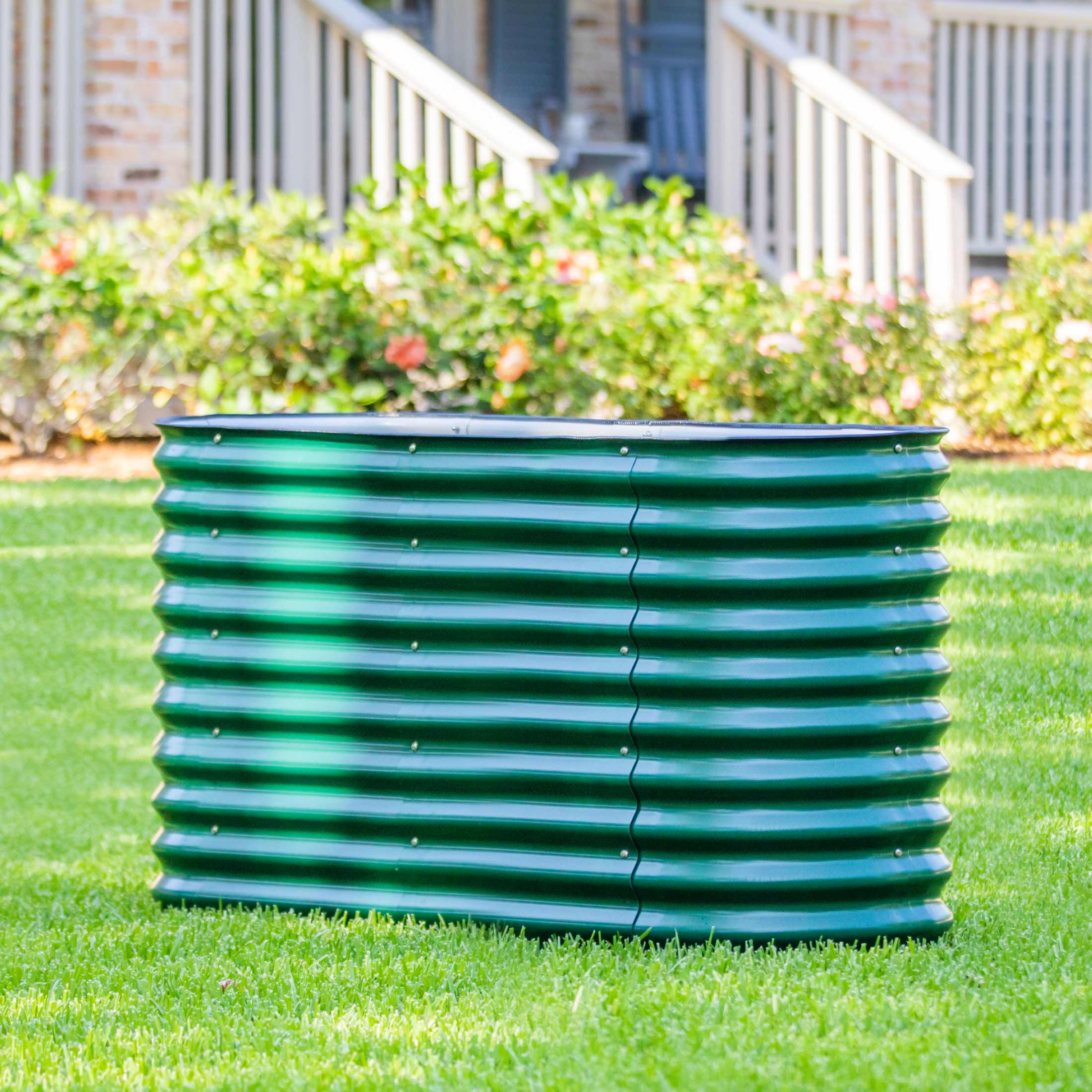 32" Extra Tall 4 In 1 Small Modular Metal Raised Garden Bed Kit - Image 18