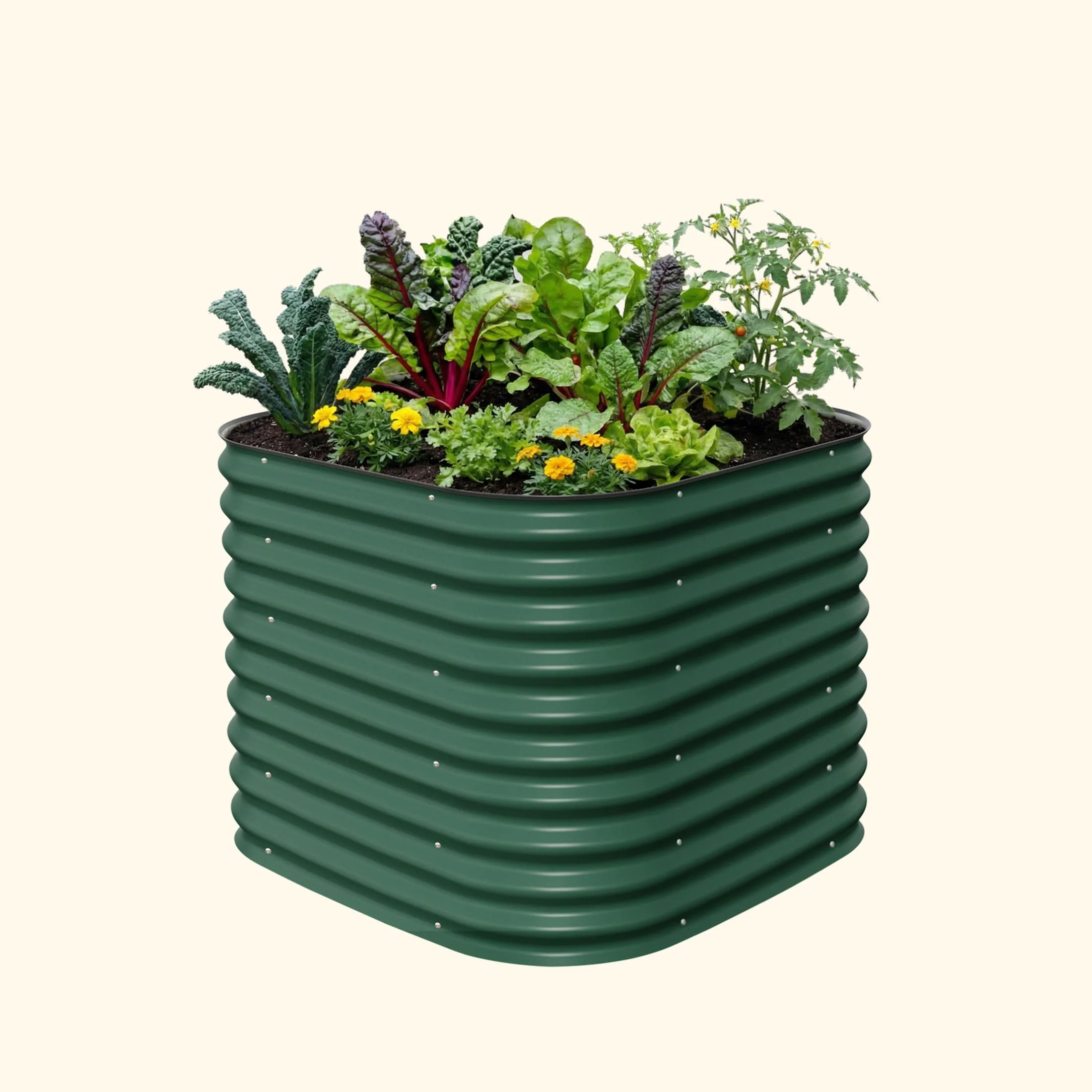 32" Extra Tall 4 In 1 Small Modular Metal Raised Garden Bed Kit - Image 4