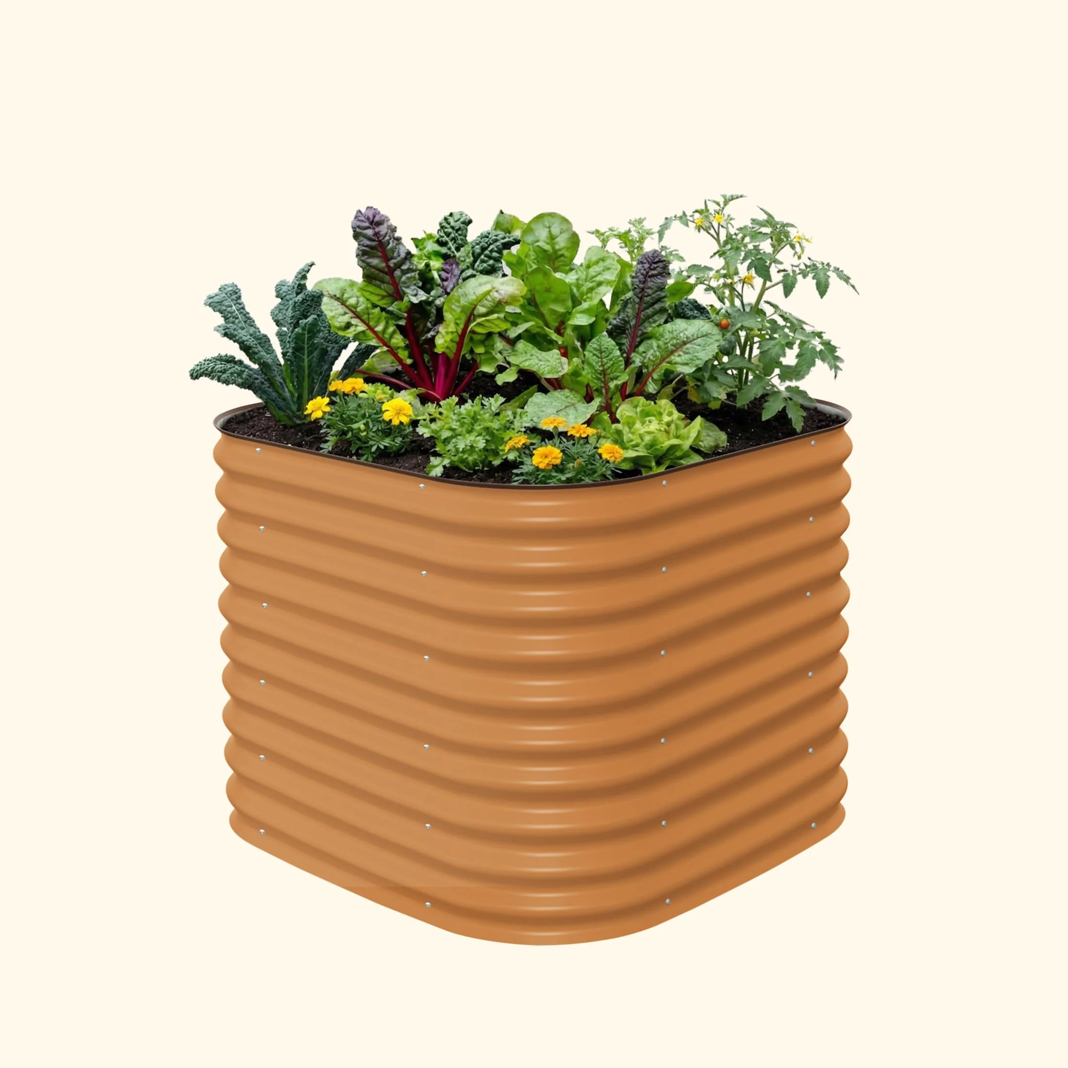 32" Extra Tall 4 In 1 Small Modular Metal Raised Garden Bed Kit - Image 5