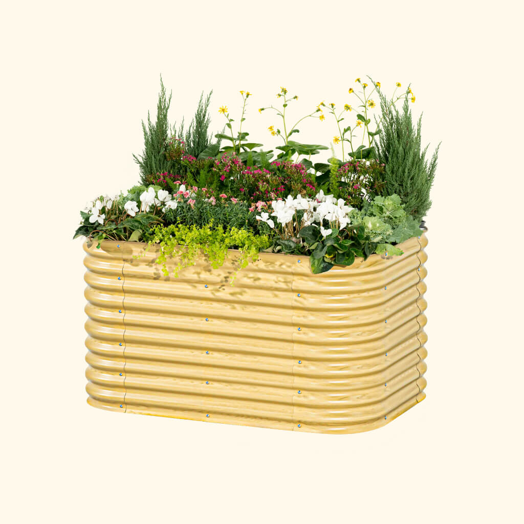 32" Extra Tall 6 In 1 Medium Modular Metal Raised Garden Bed Kit - Image 4