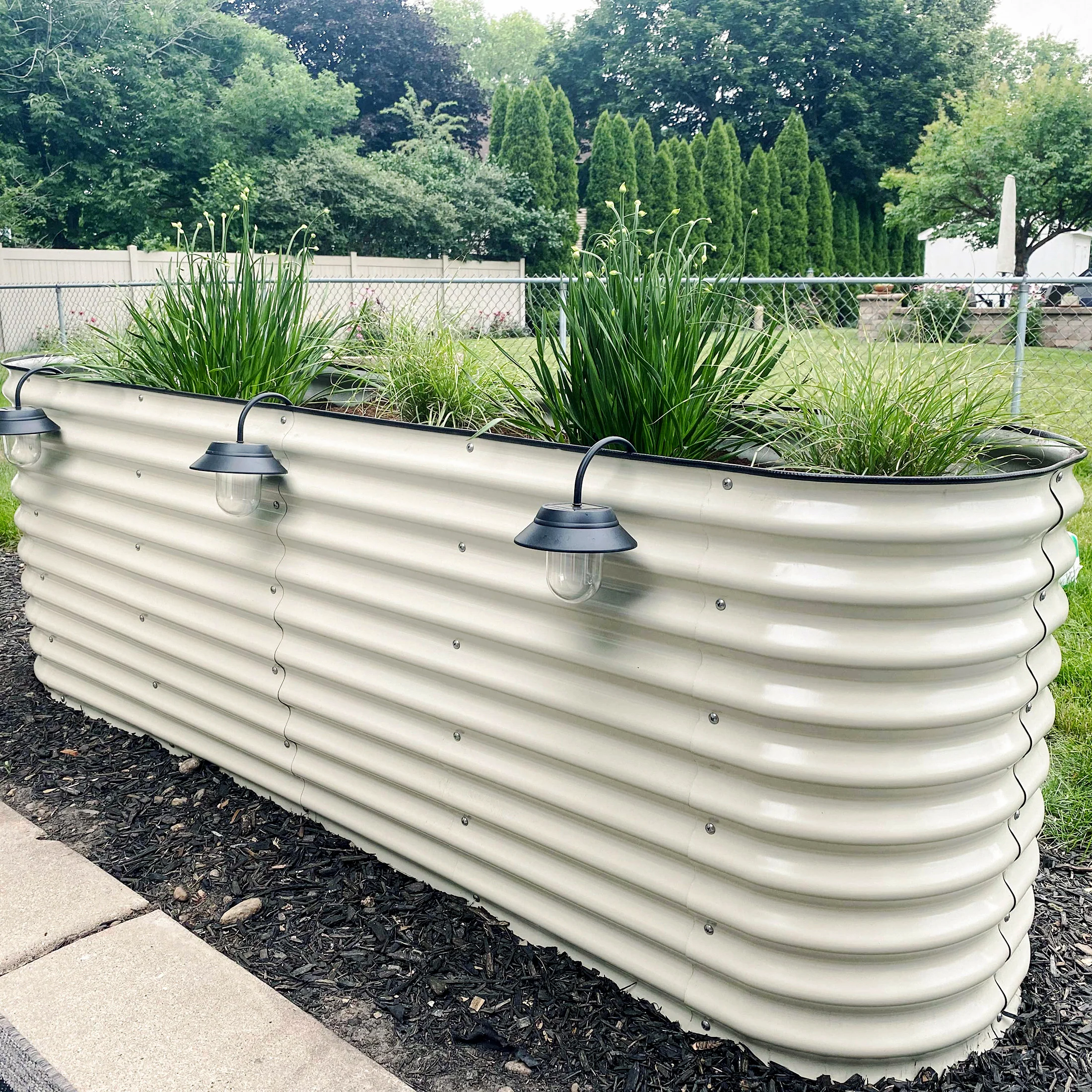 32" Extra Tall 9 In 1 Large Modular Metal Raised Garden Bed Kit - Image 22