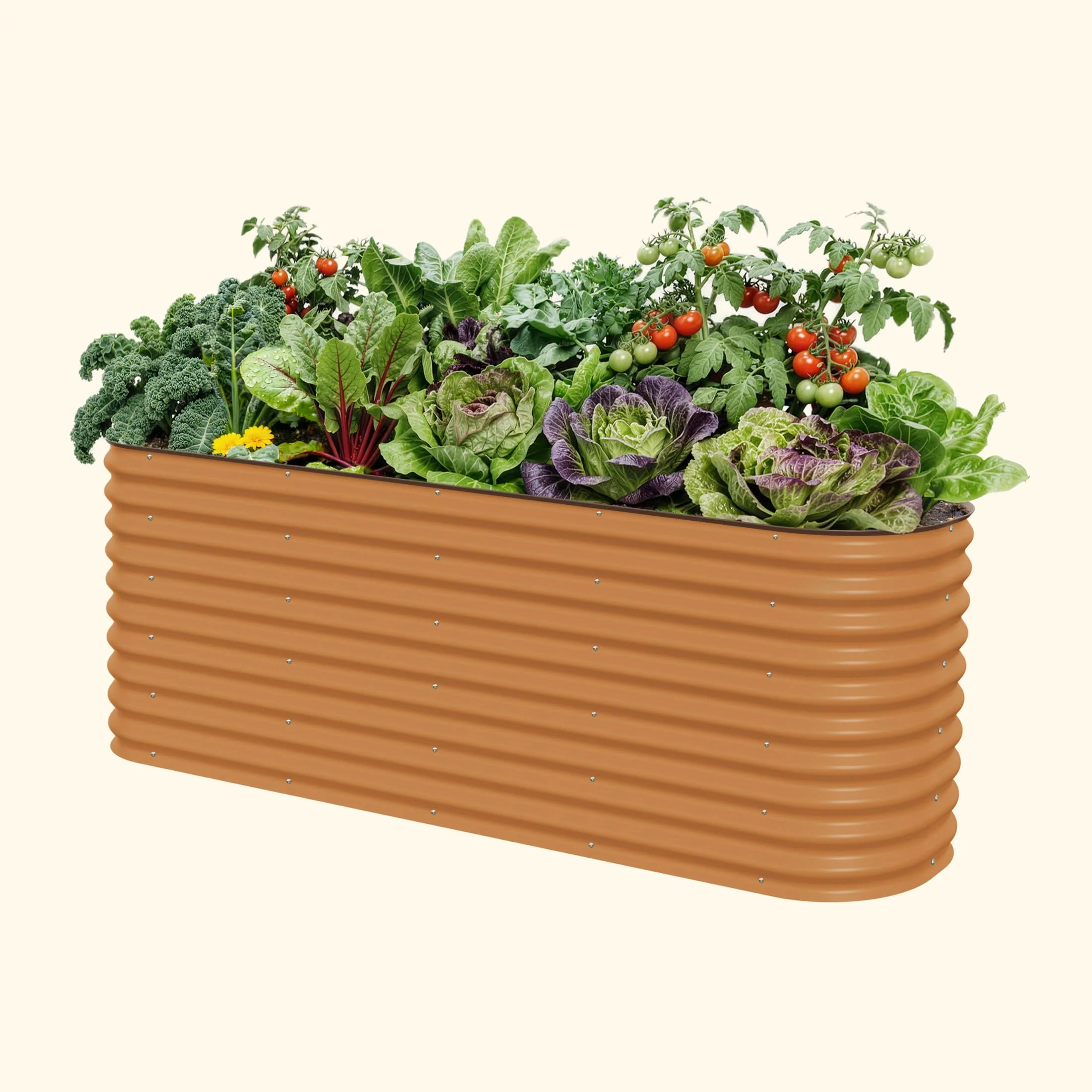 32" Extra Tall 9 In 1 Large Modular Metal Raised Garden Bed Kit - Image 3