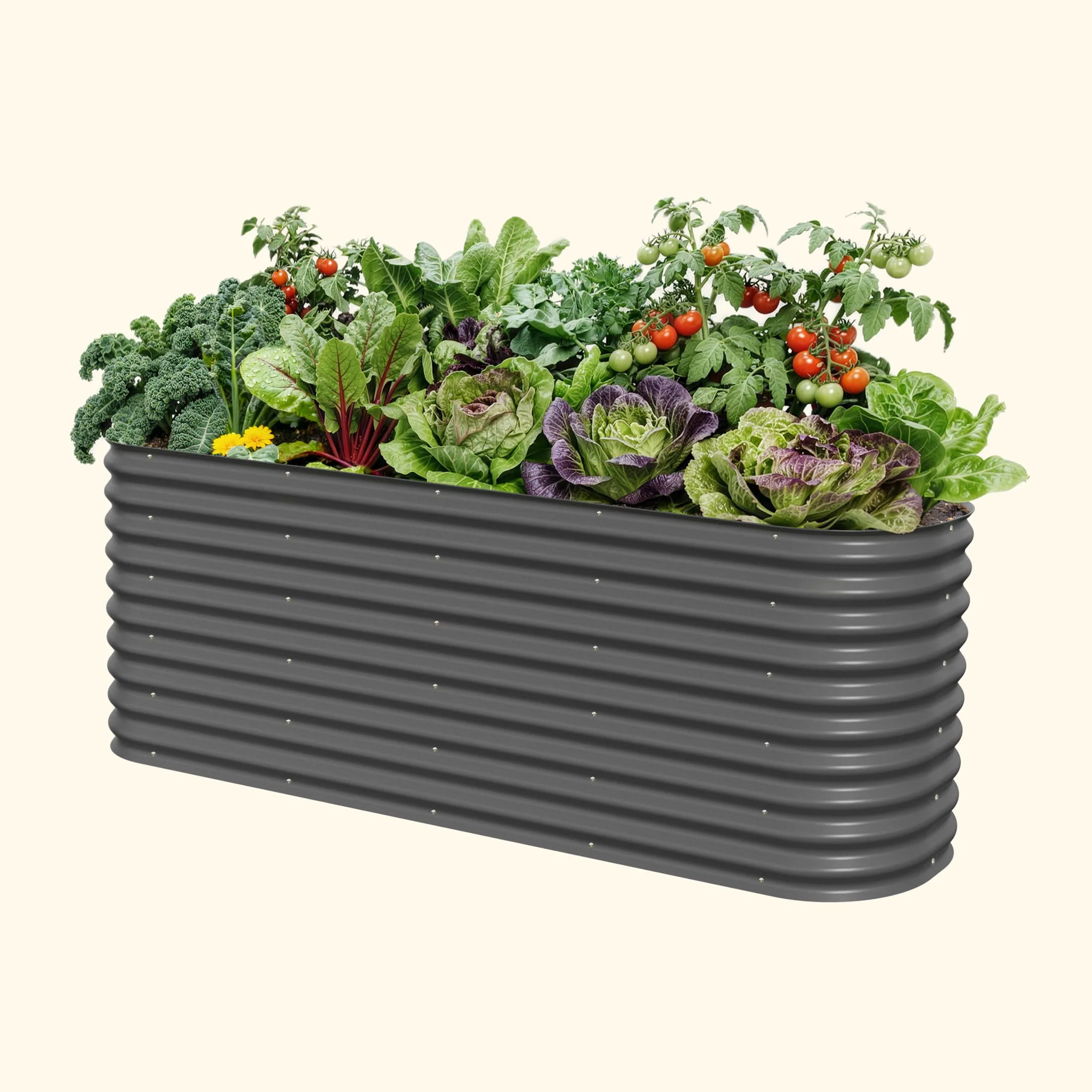 32" Extra Tall 9 In 1 Large Modular Metal Raised Garden Bed Kit - Image 6