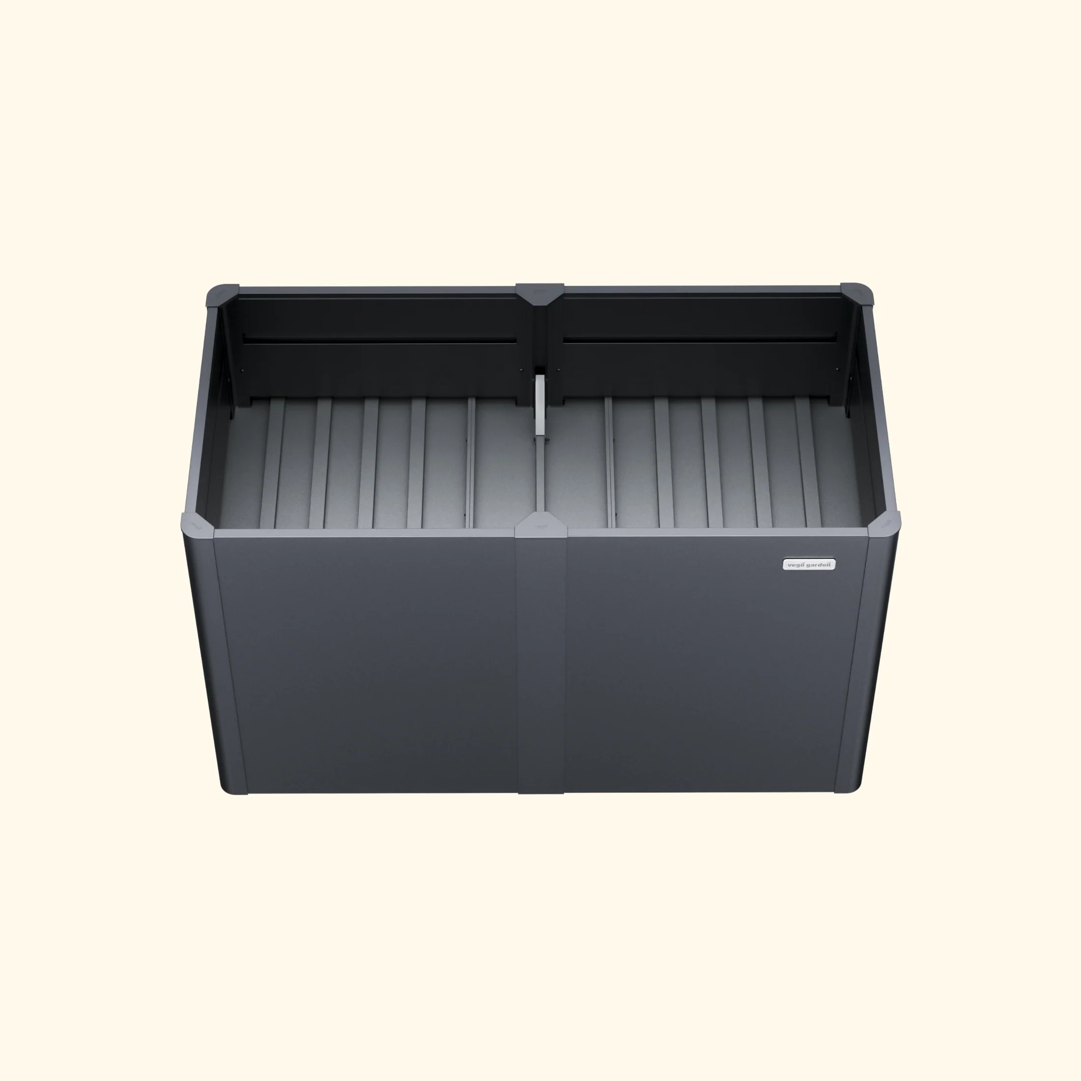 32" Extra Tall Modern 27" x 53" Metal Raised Garden Beds  - With Intermediate Floor - Image 4
