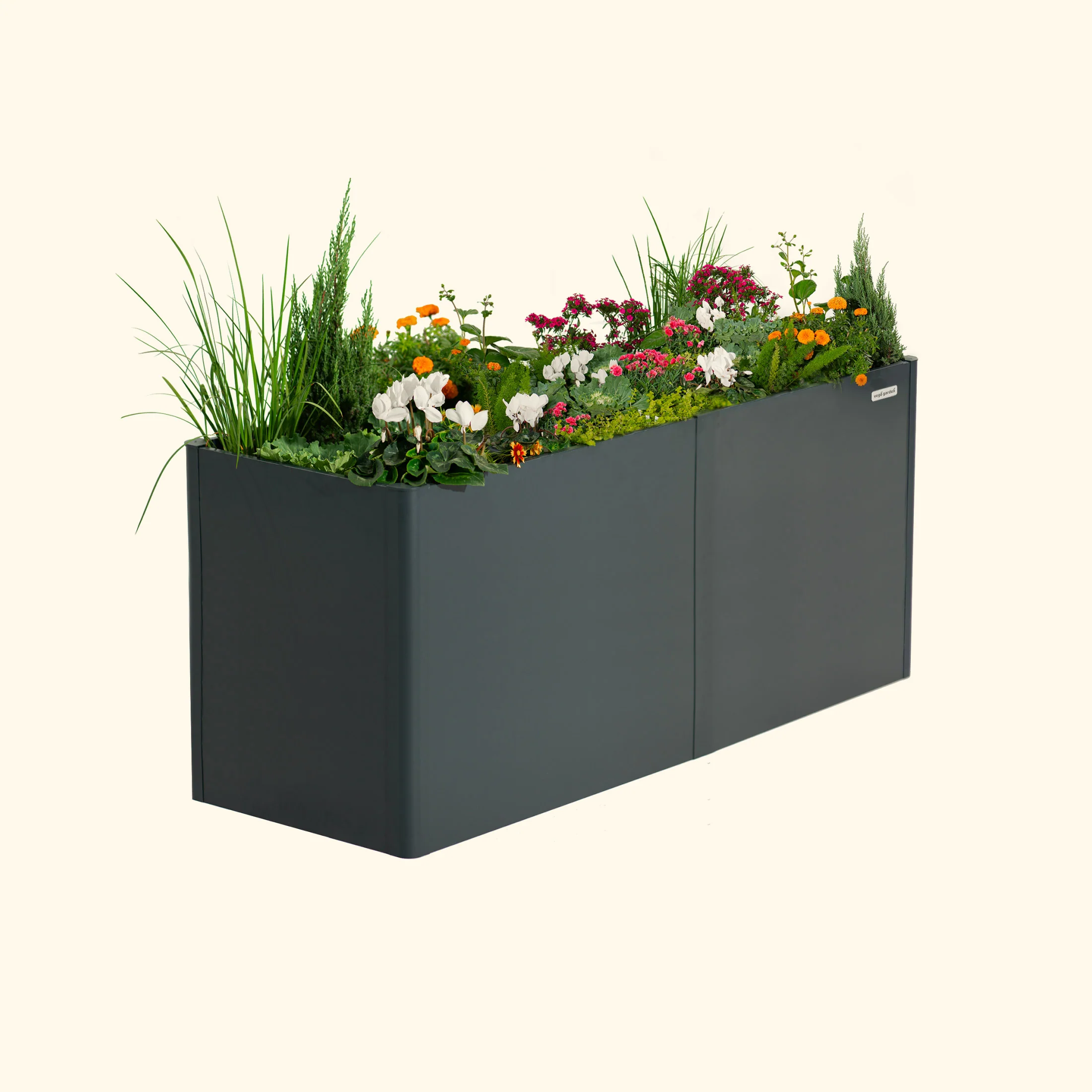 32" Extra Tall Modern 27" x 83" Metal Raised Garden Bed - Image 3