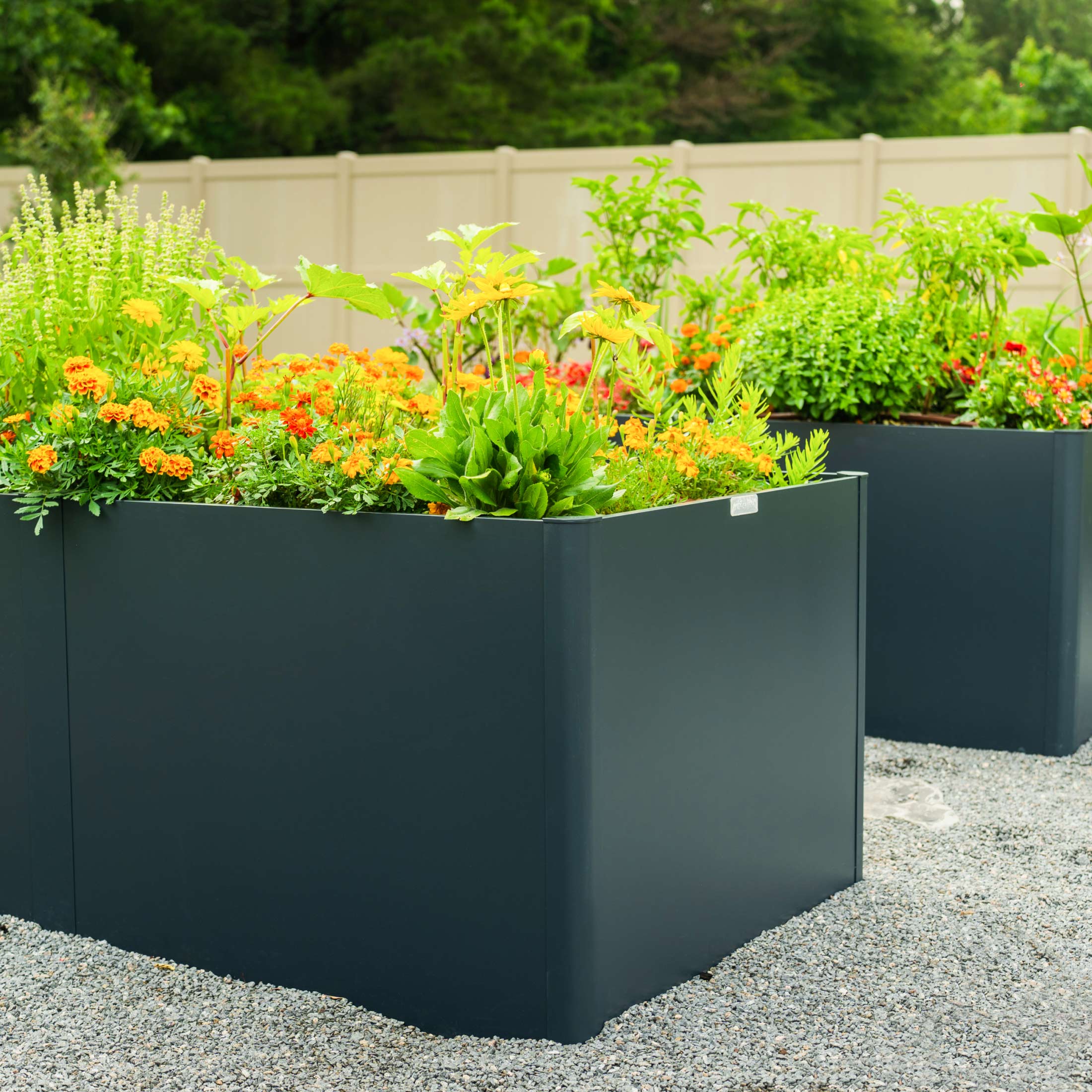 32" Extra Tall Modern 42" x 83" Metal Raised Garden Bed - Image 15