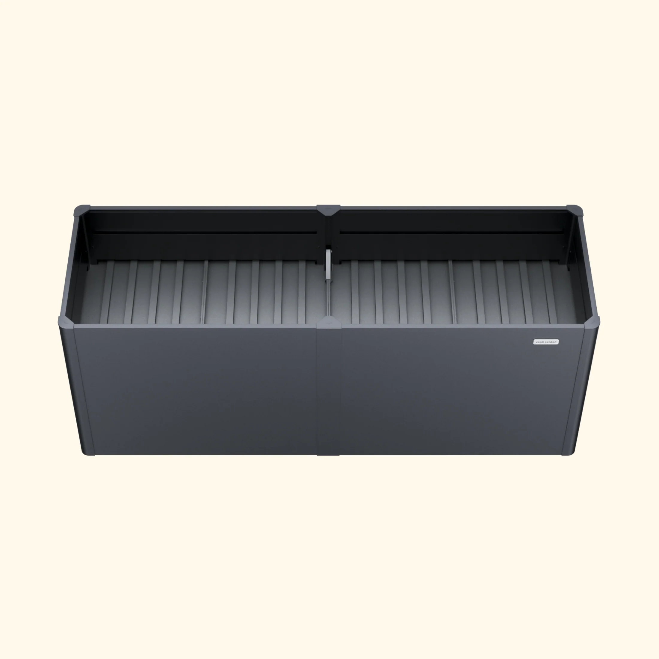 32" Extra Tall Modern 27" x 83" Metal Raised Garden Bed - With Intermediate Floor - Image 4