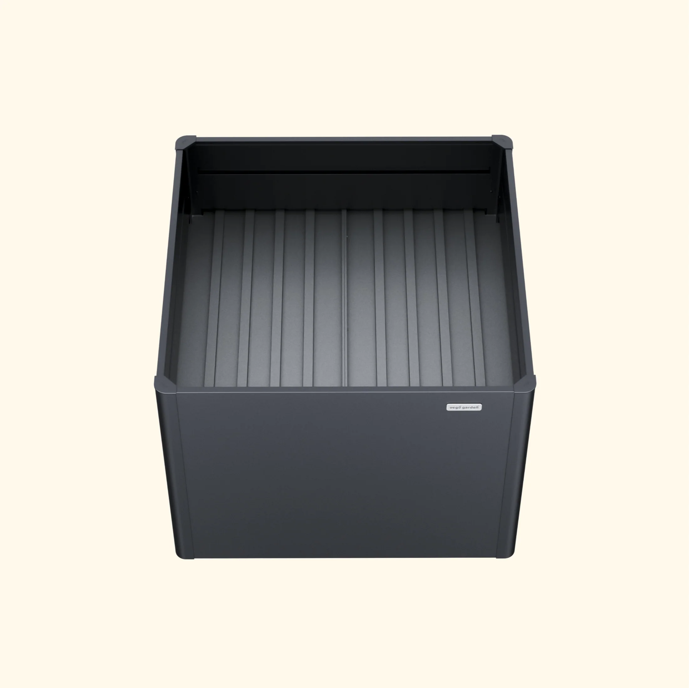 32" Extra Tall Modern 42" x 42" Metal Raised Garden Bed - With Intermediate Floor - Image 4