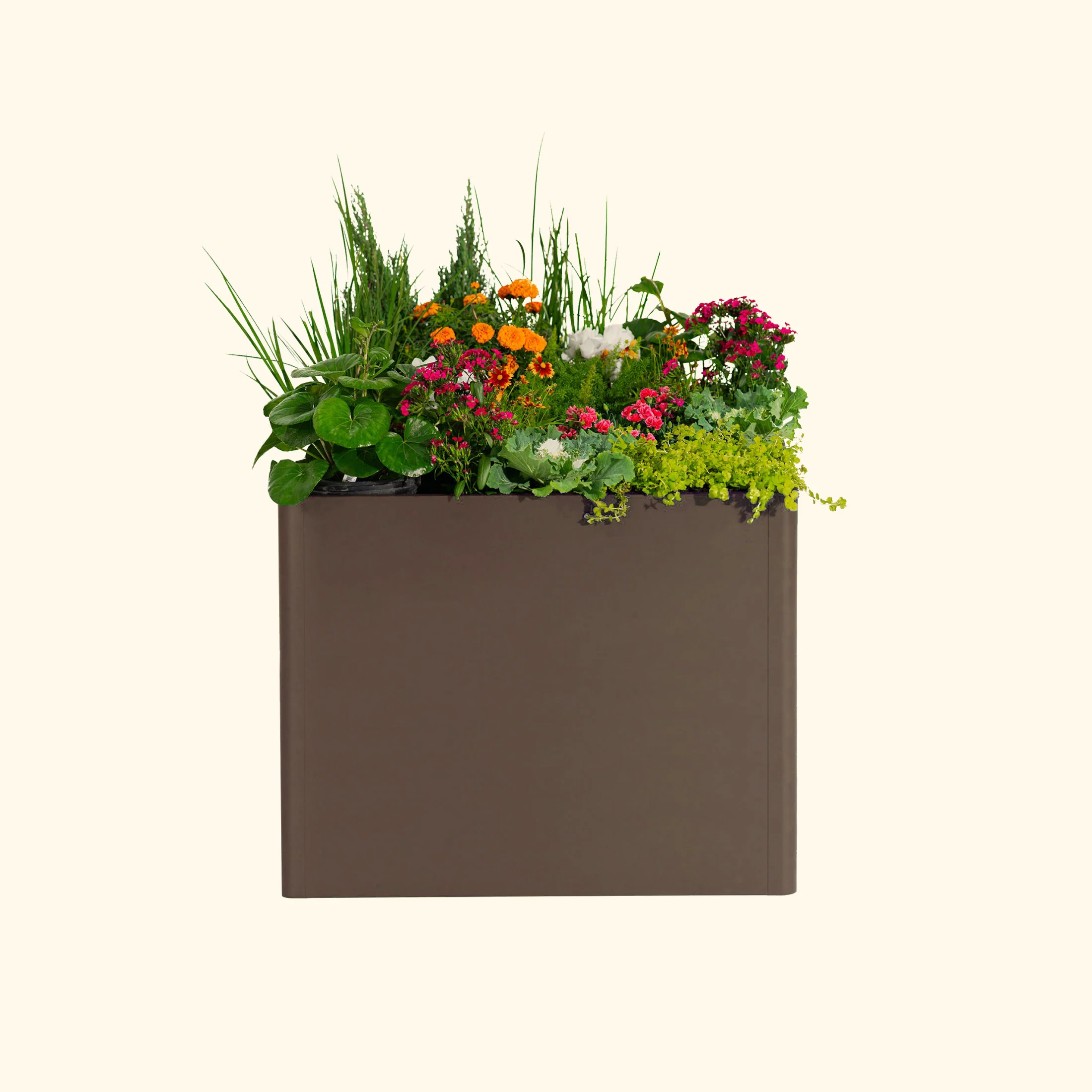 32" Extra Tall Modern 42" x 42" Metal Raised Garden Bed - Image 19