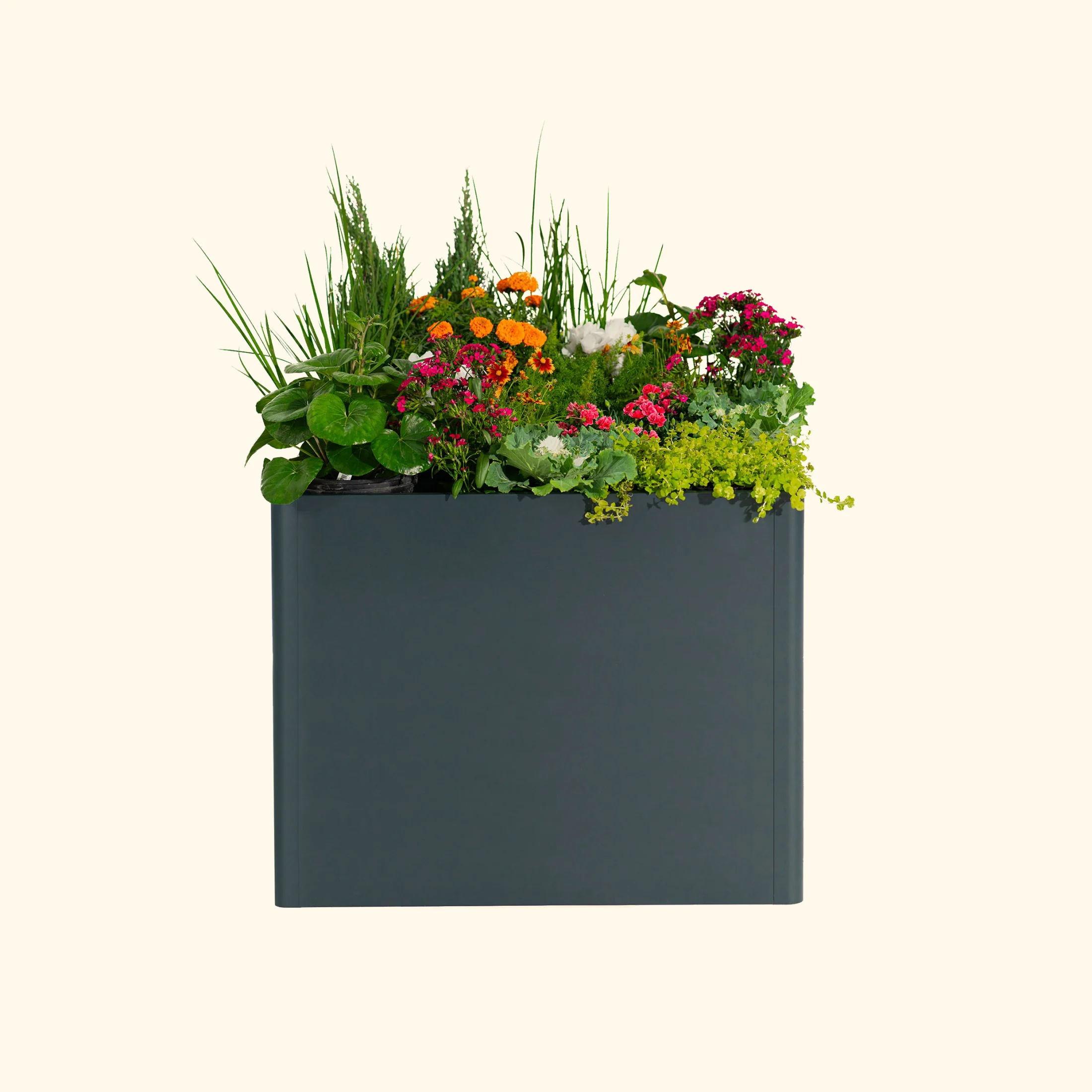 32" Extra Tall Modern 42" x 42" Metal Raised Garden Bed - Image 21
