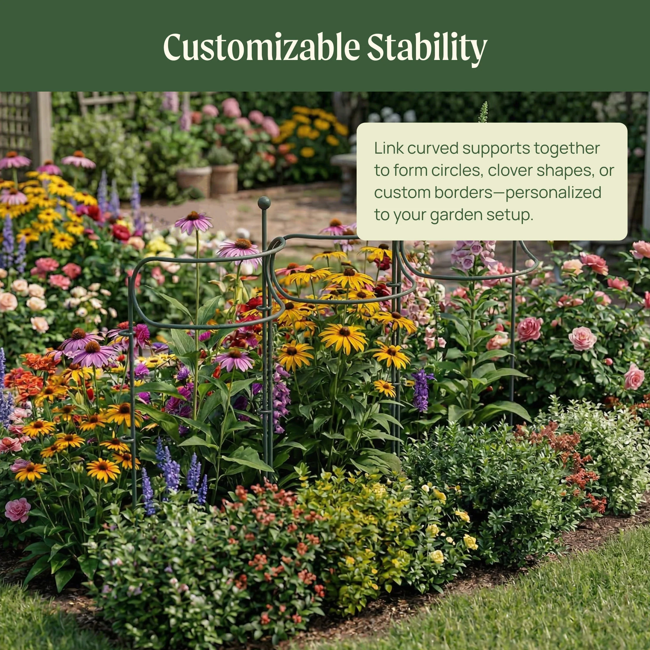Border Plant Support Curved - 6 Pack - Image 15