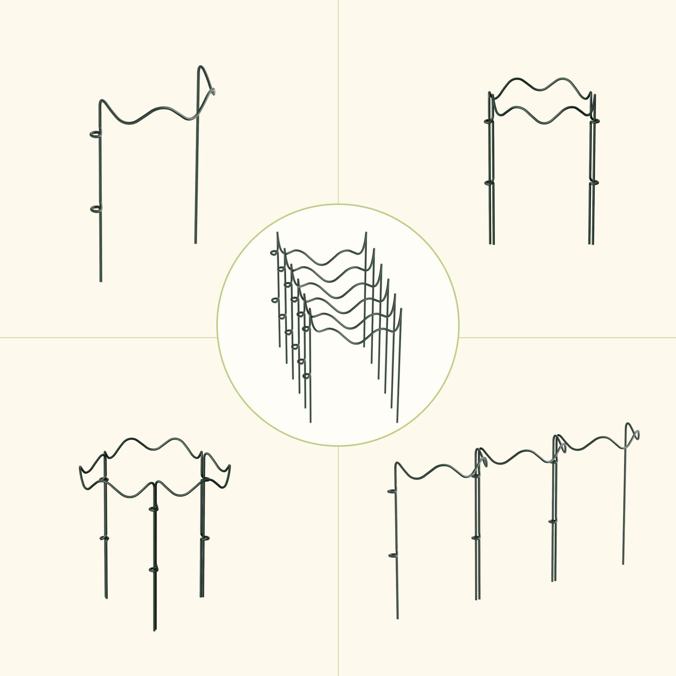 Border Plant Support Wavy - 6 Pack - Image 10