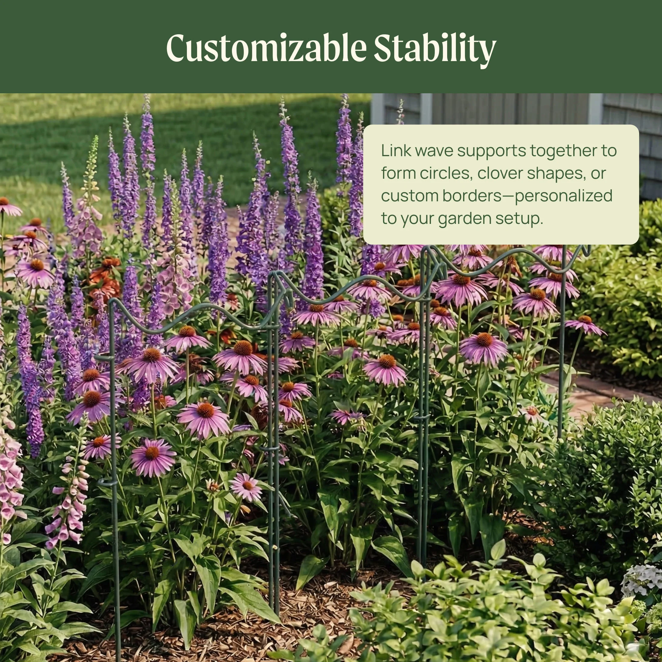Border Plant Support Wavy - 6 Pack - Image 14