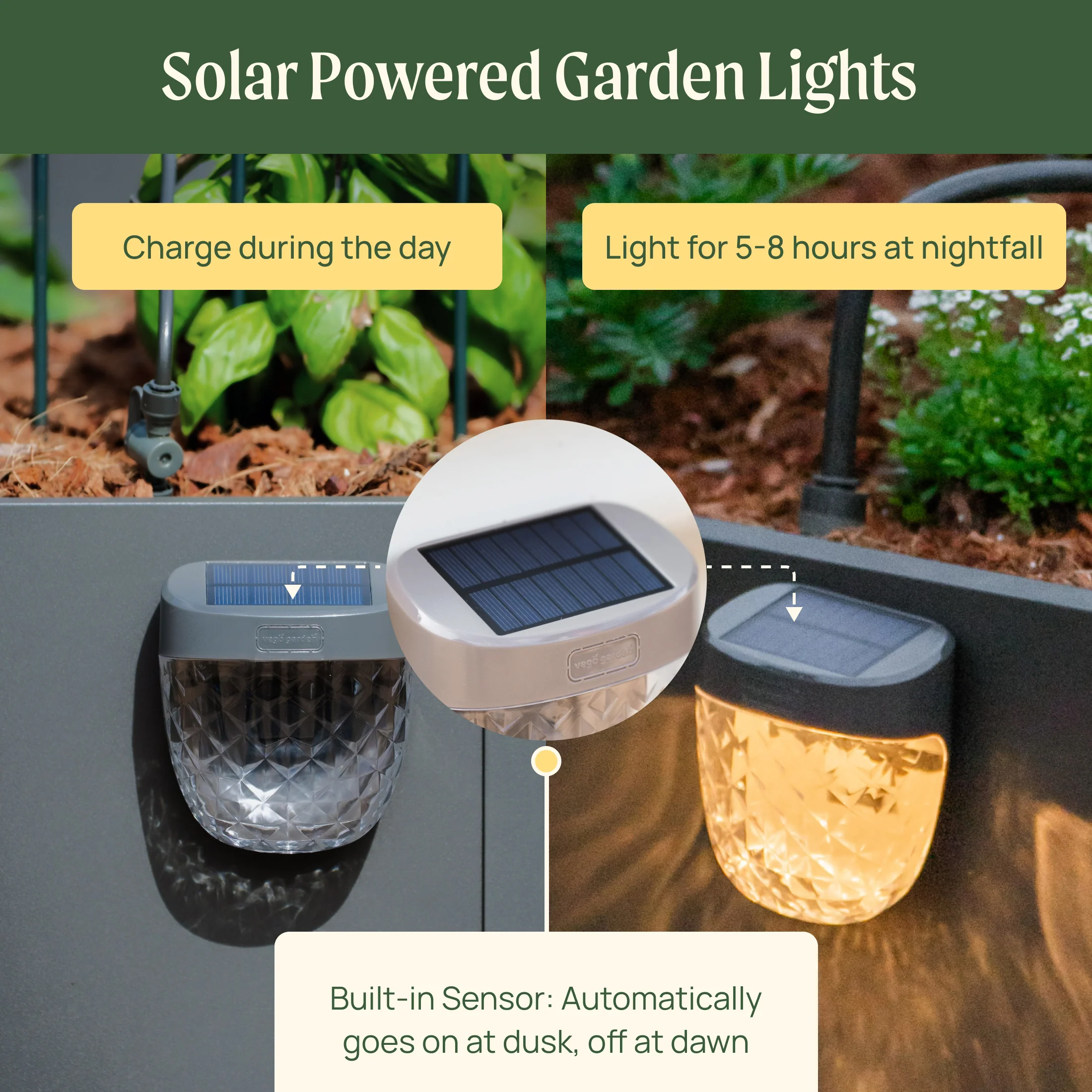 Diamond Garden Solar Light - Flat Mount - Image 27