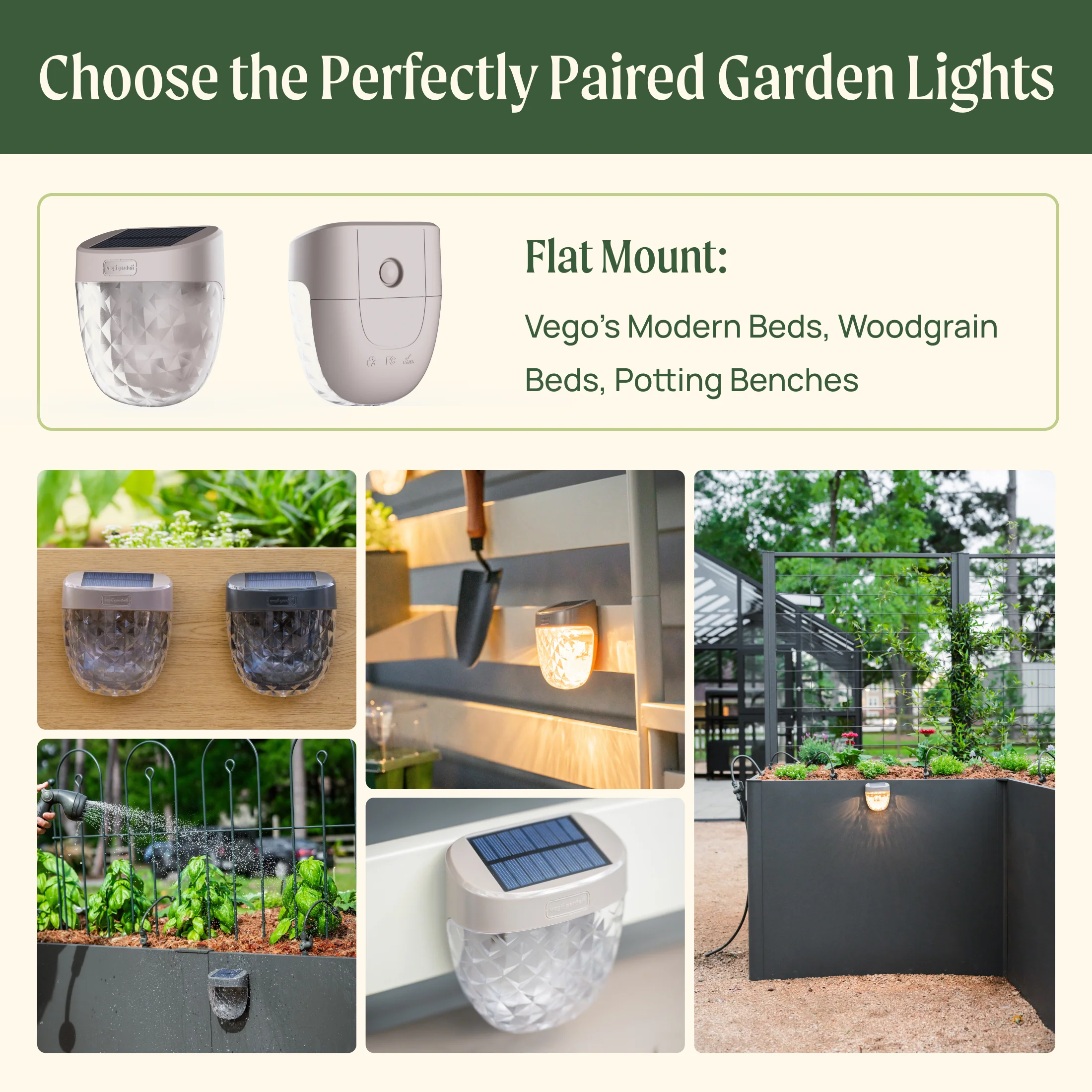 Diamond Garden Solar Light - Flat Mount - Image 28