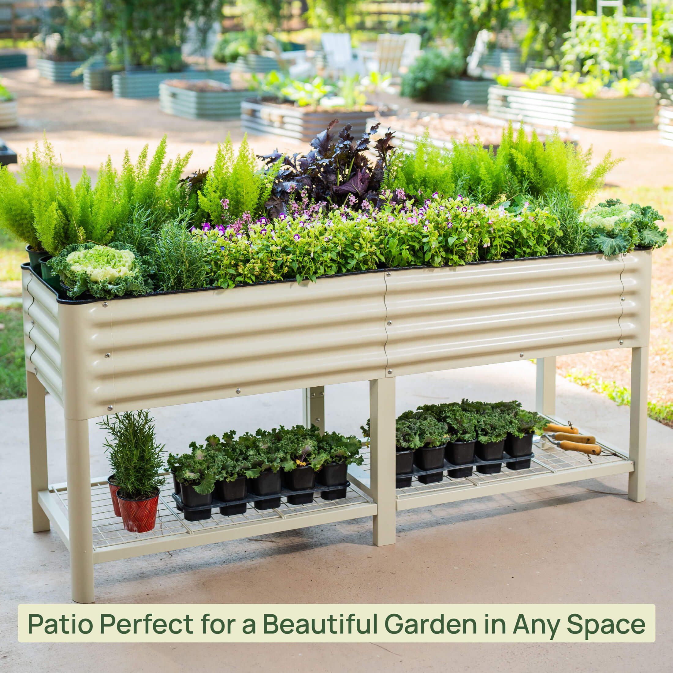 Elevated Garden Bed - 2' x 6' Wheels Included - Image 10