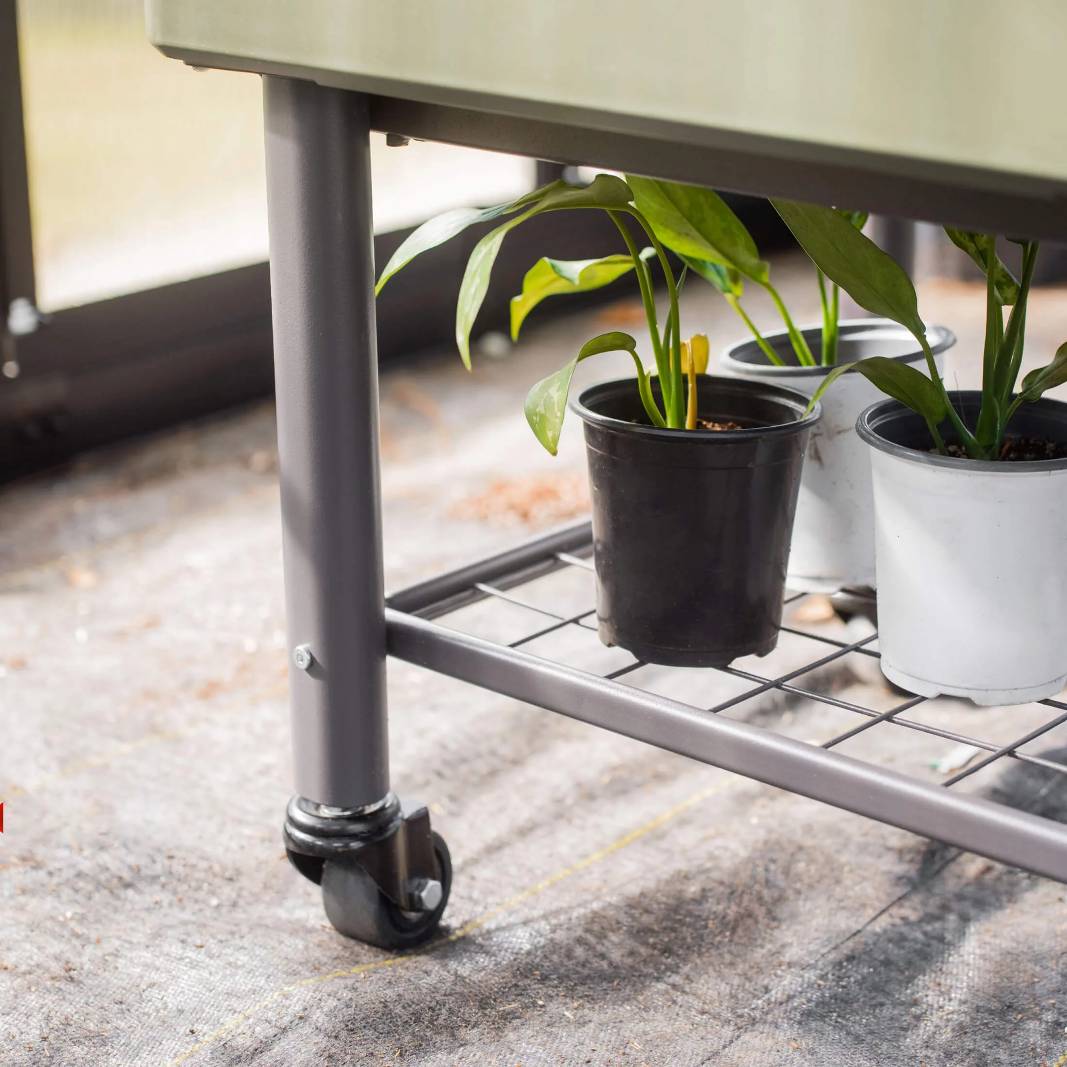 EZCube Elevated Rolling Planter Cart - Image 7