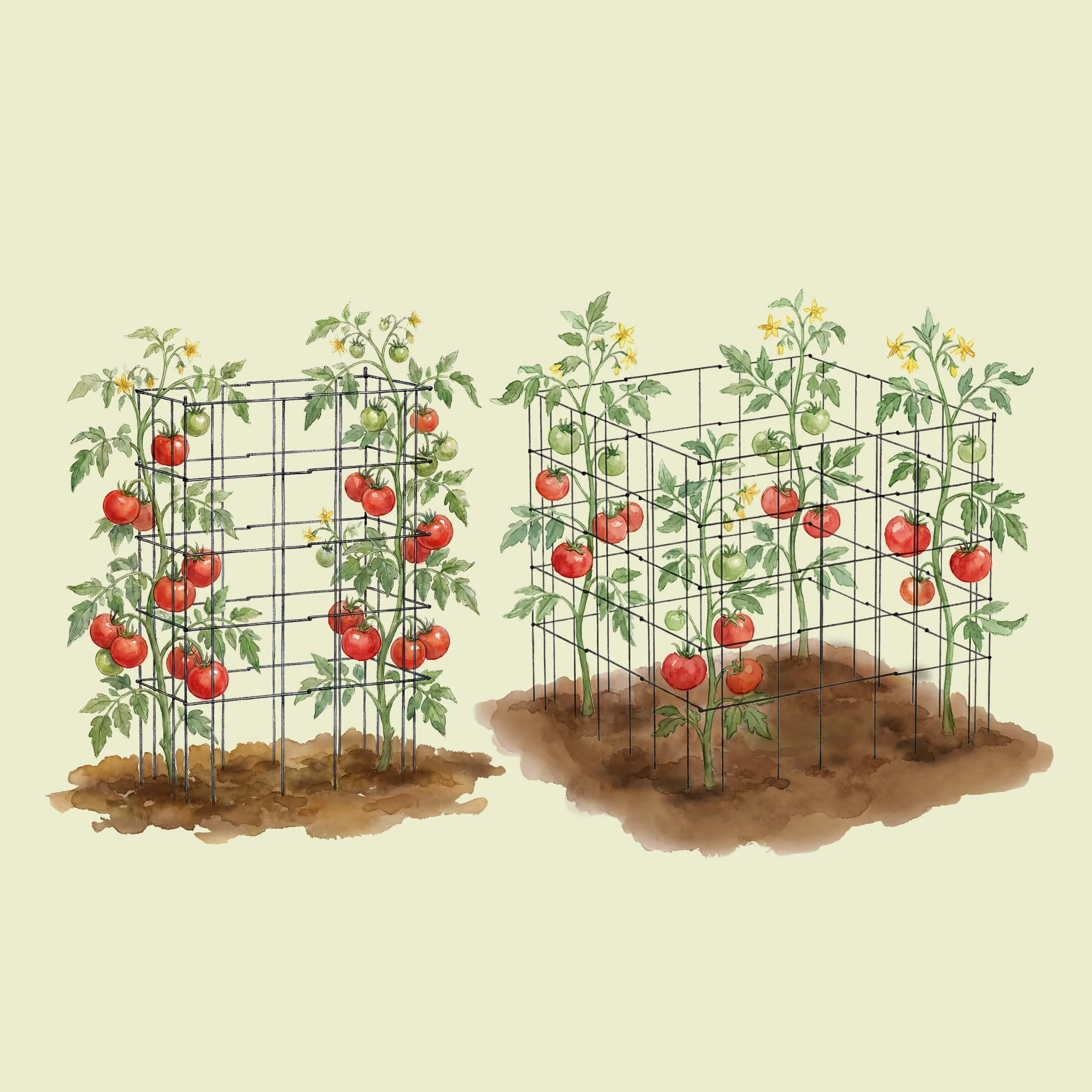FlexGrow™ 3-Panel Tomato Cage - 11.5" - Image 13