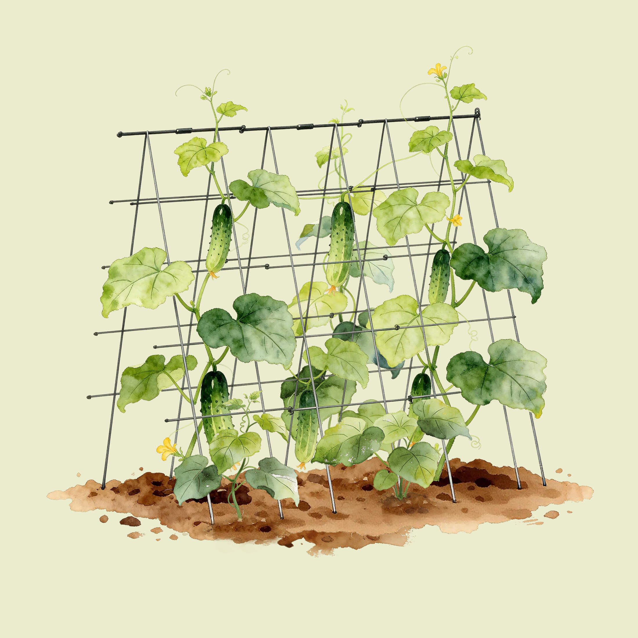 FlexGrow™ 3-Panel Tomato Cage - 11.5" - Image 14