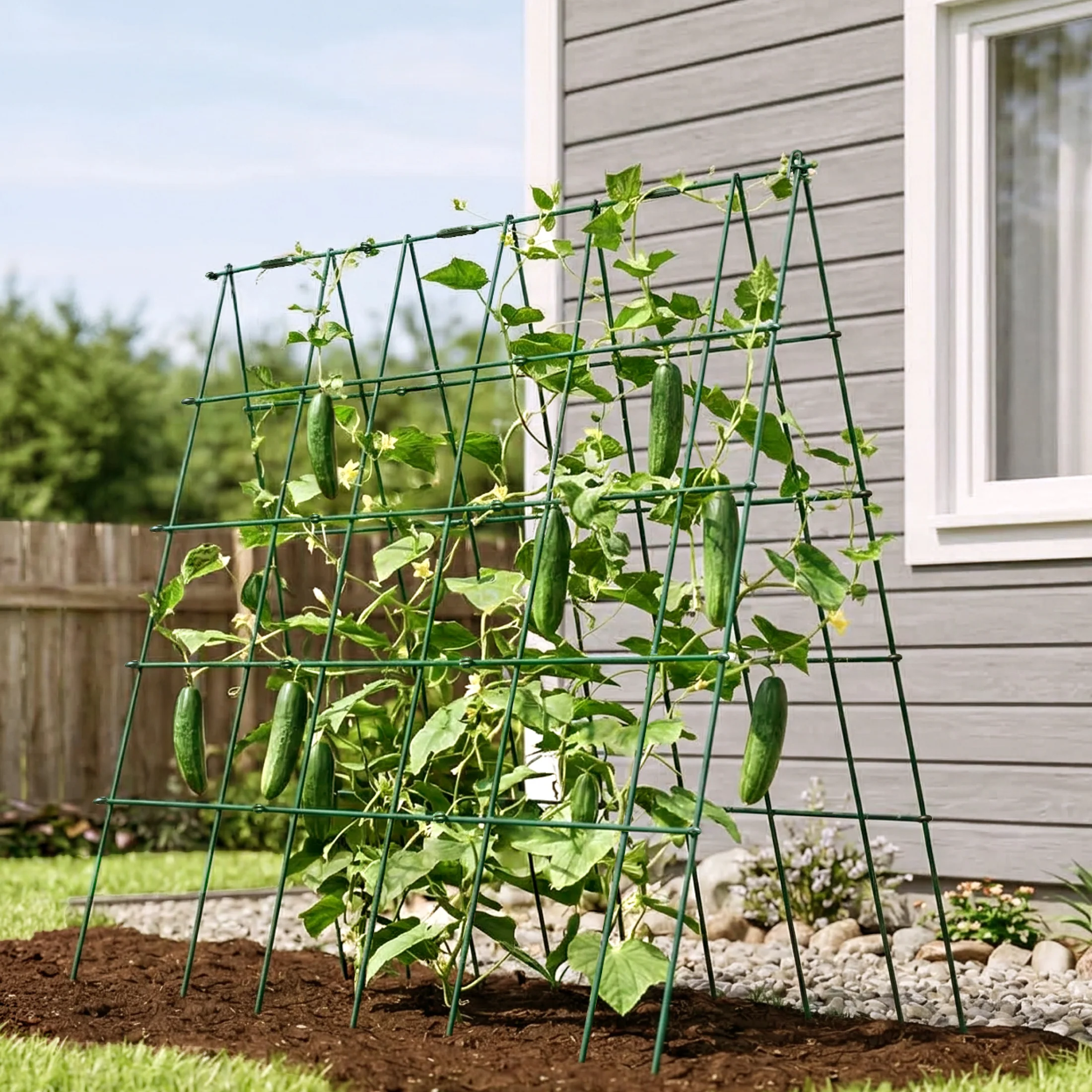 FlexGrow™ 3-Panel Tomato Cage - 11.5" - Image 20