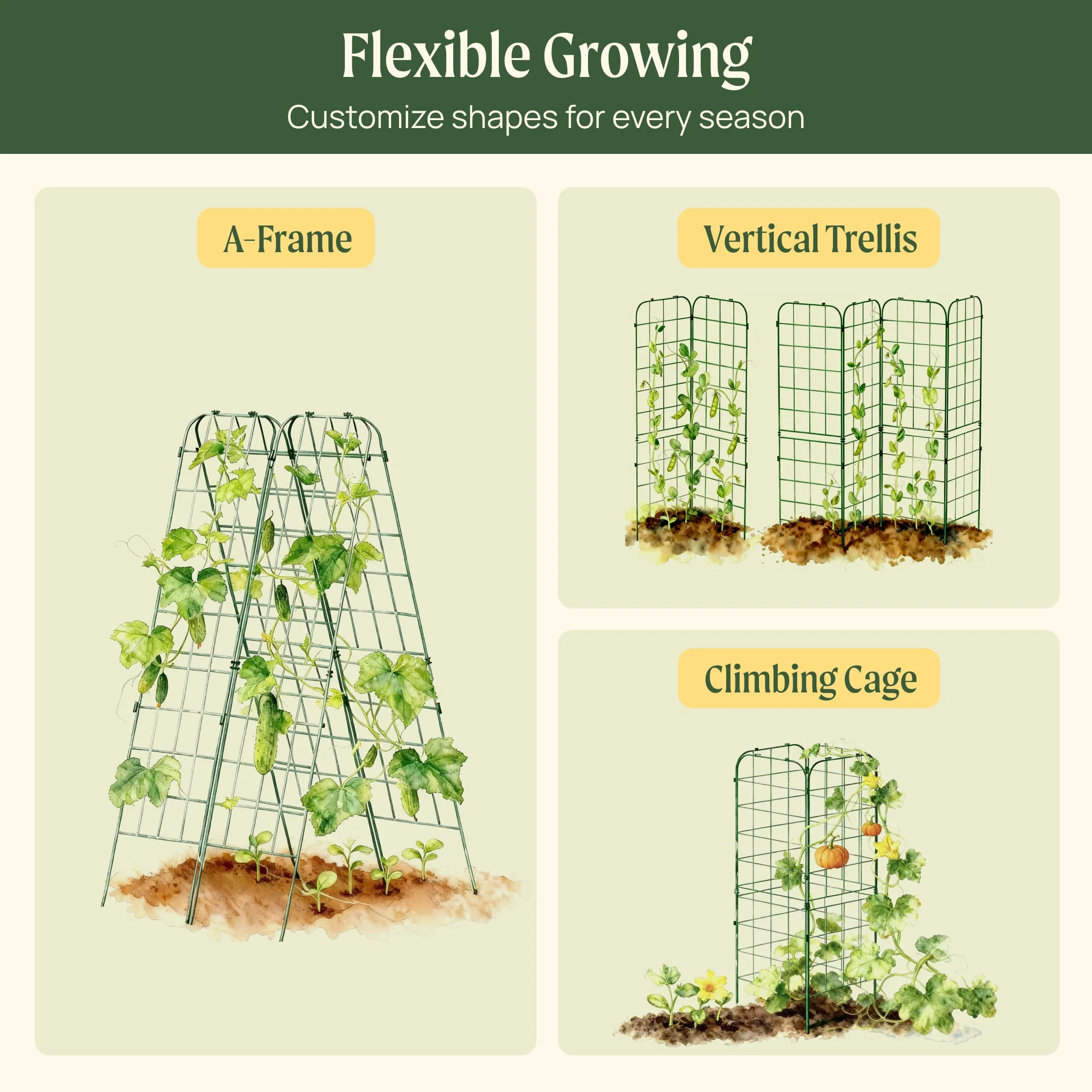FlexGrow A-Frame Trellis Classic - 2 Pack - Image 3