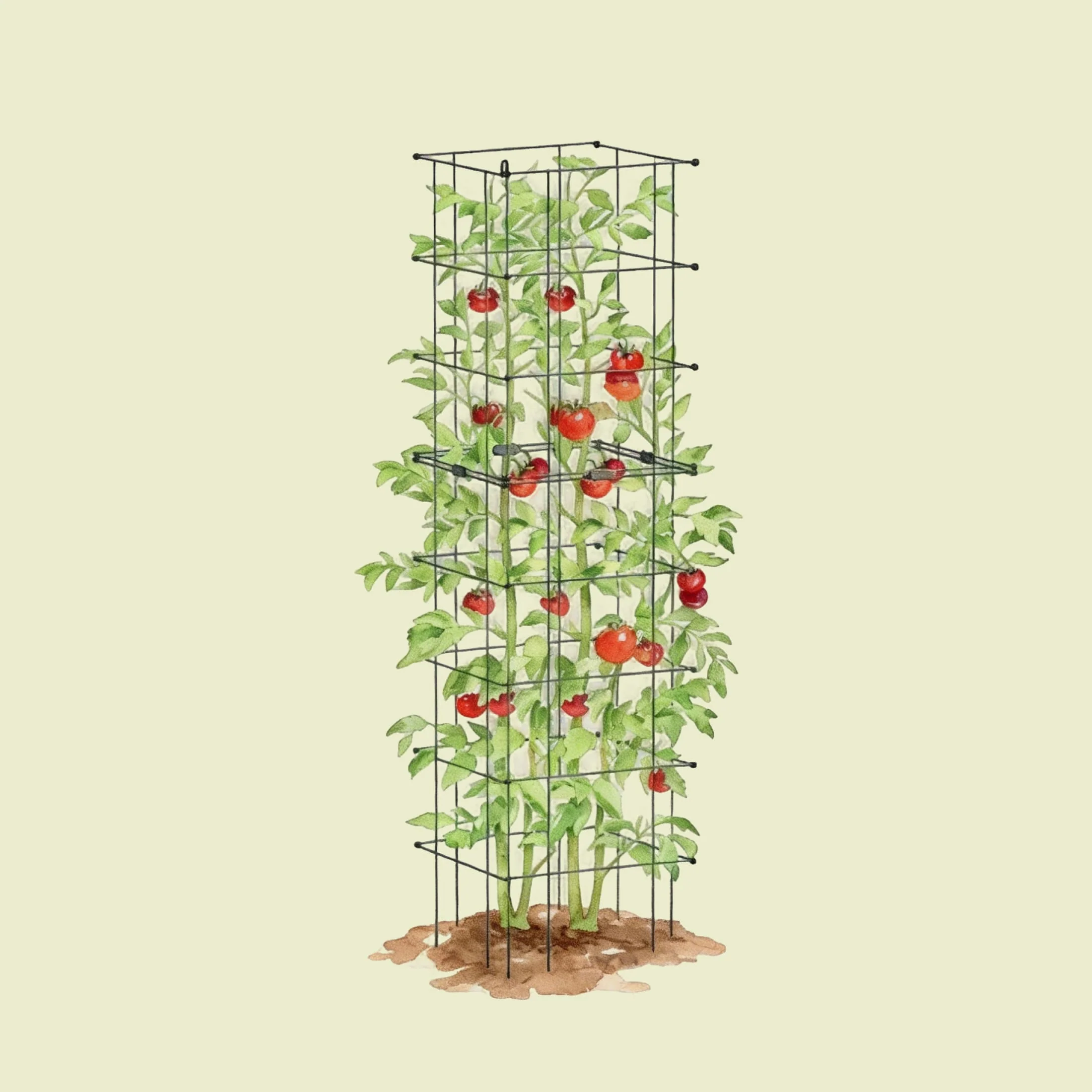 FlexGrow™ Modular Tomato Cage System - 14.5" Square - Image 14