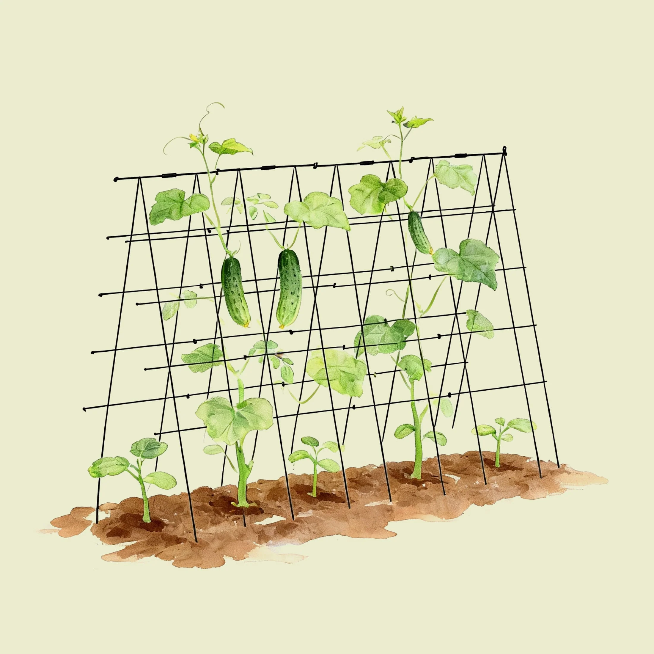 FlexGrow™ Modular Tomato Cage System - 14.5" Square - Image 17