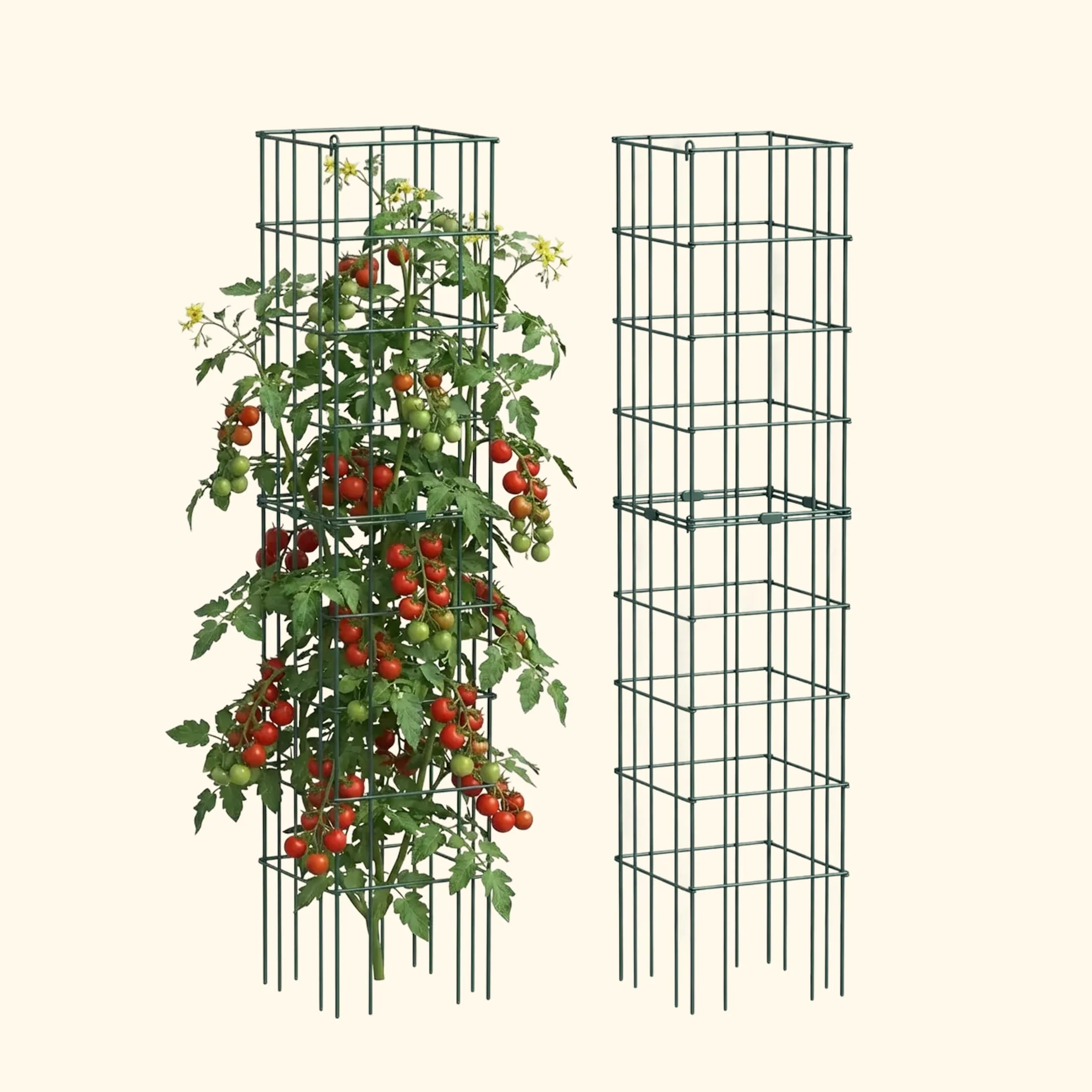 FlexGrow™ Modular Tomato Cage System - 16.5" Square - Image 3
