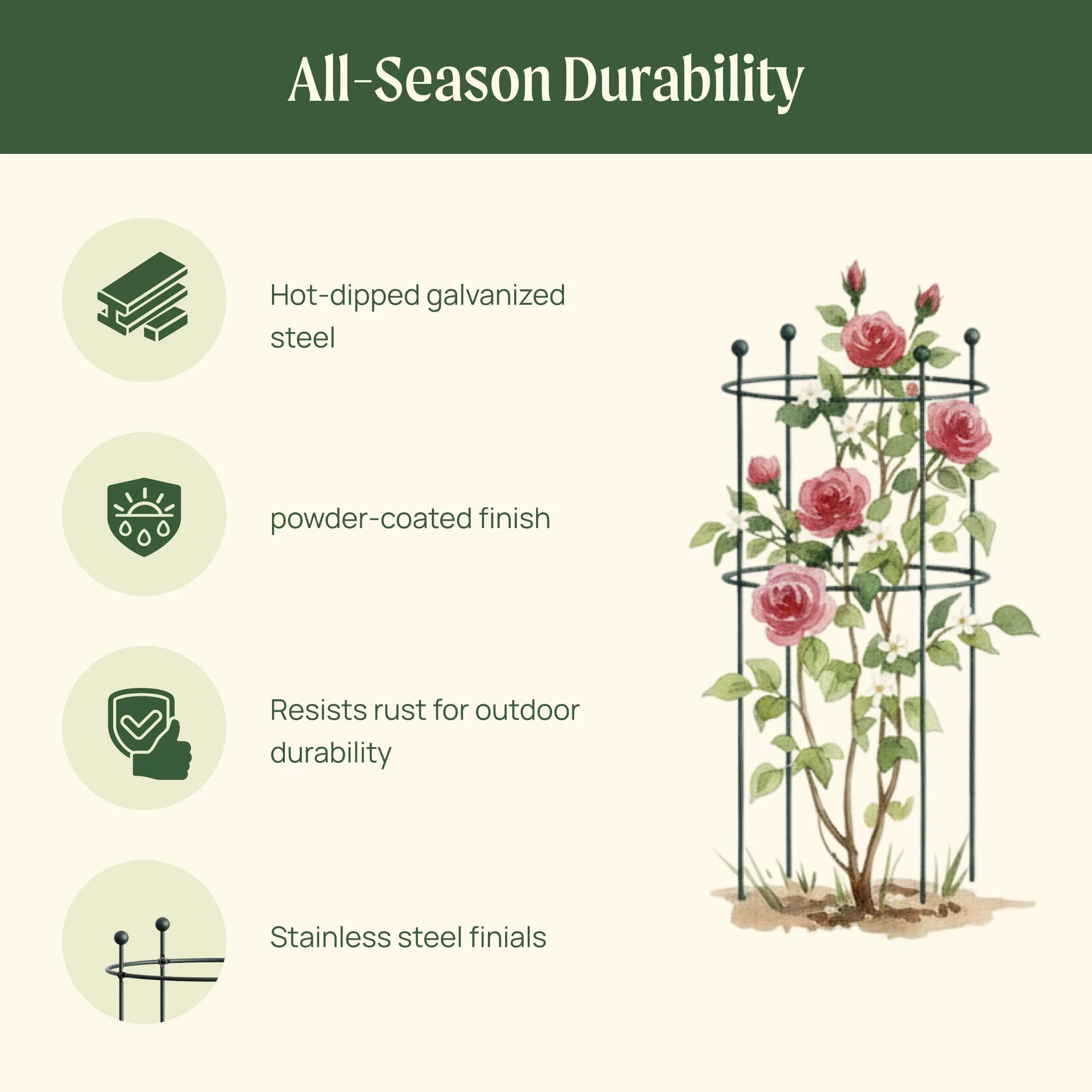 Flower Cage Round - 2 Pack - Image 14