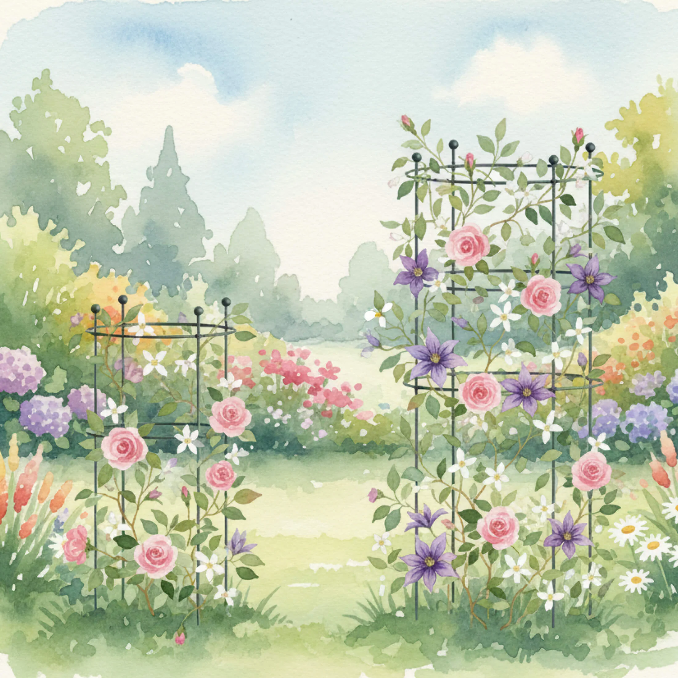 Flower Cage Round - 2 Pack - Image 3