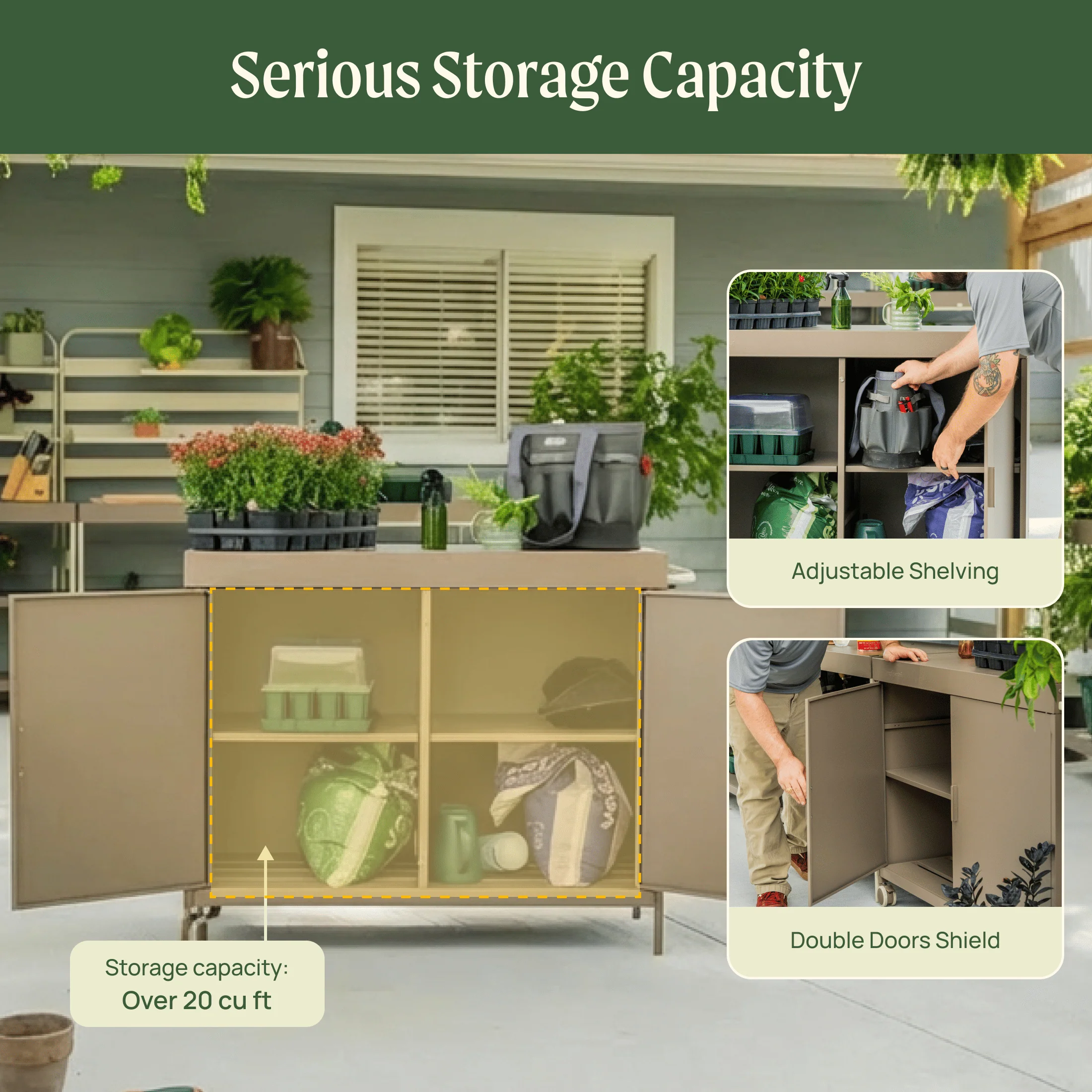 Garden Workstation Cabinet - Image 3