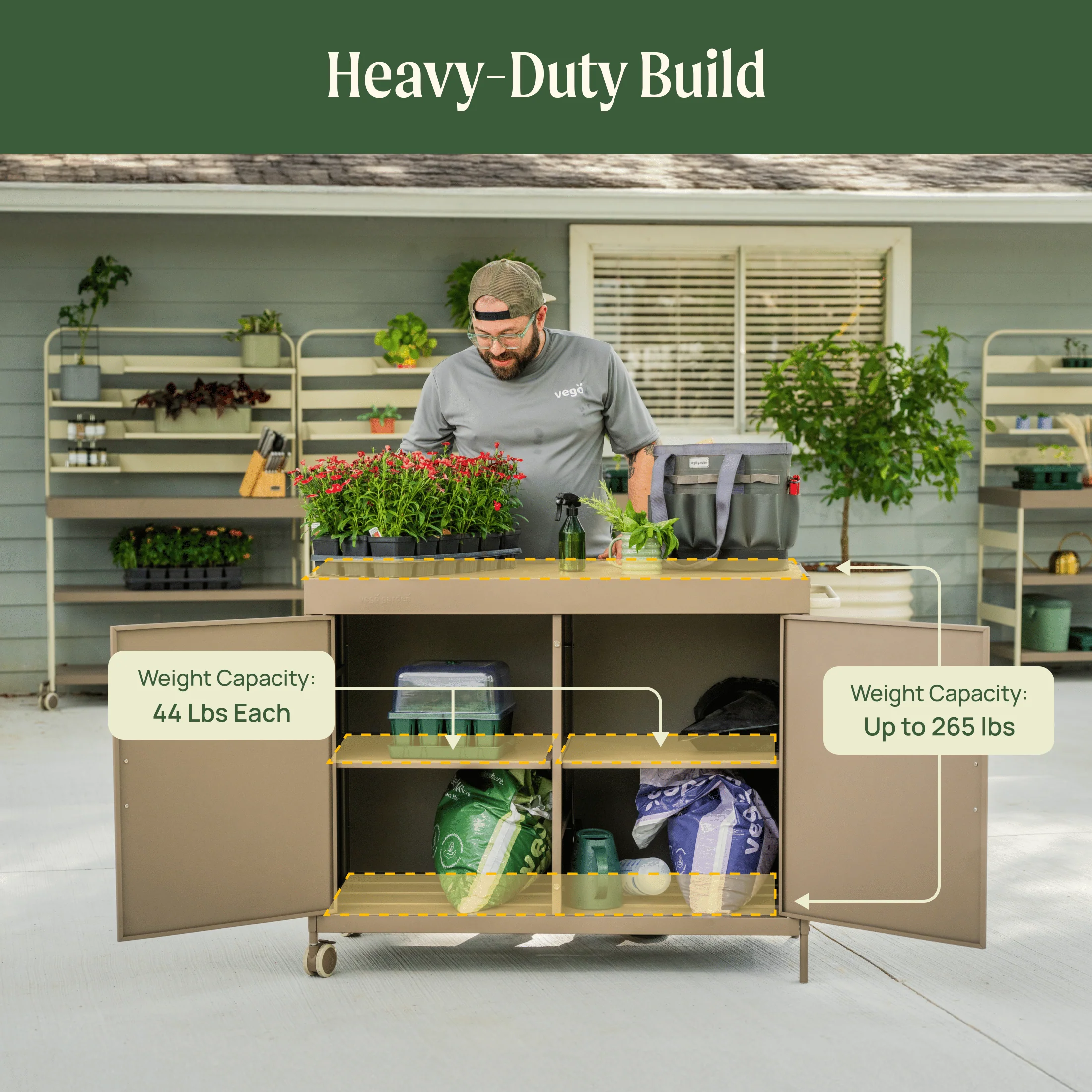 Garden Workstation Cabinet - Image 4