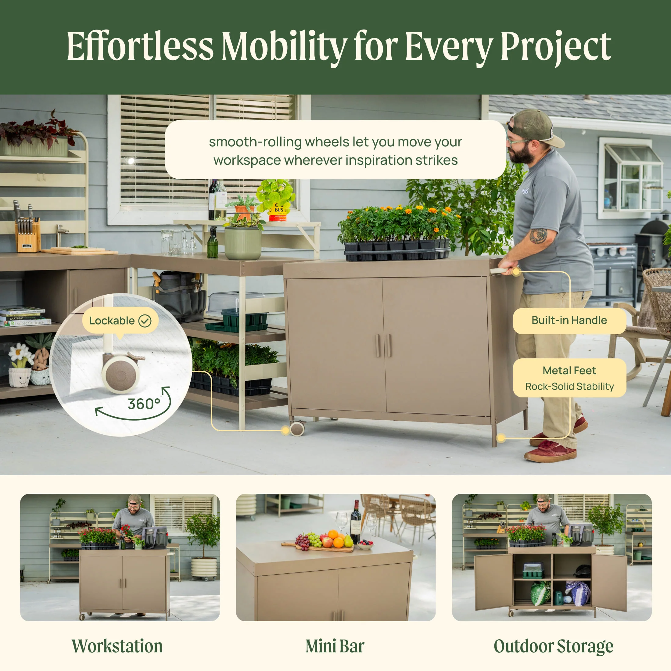 Garden Workstation Cabinet - Image 6