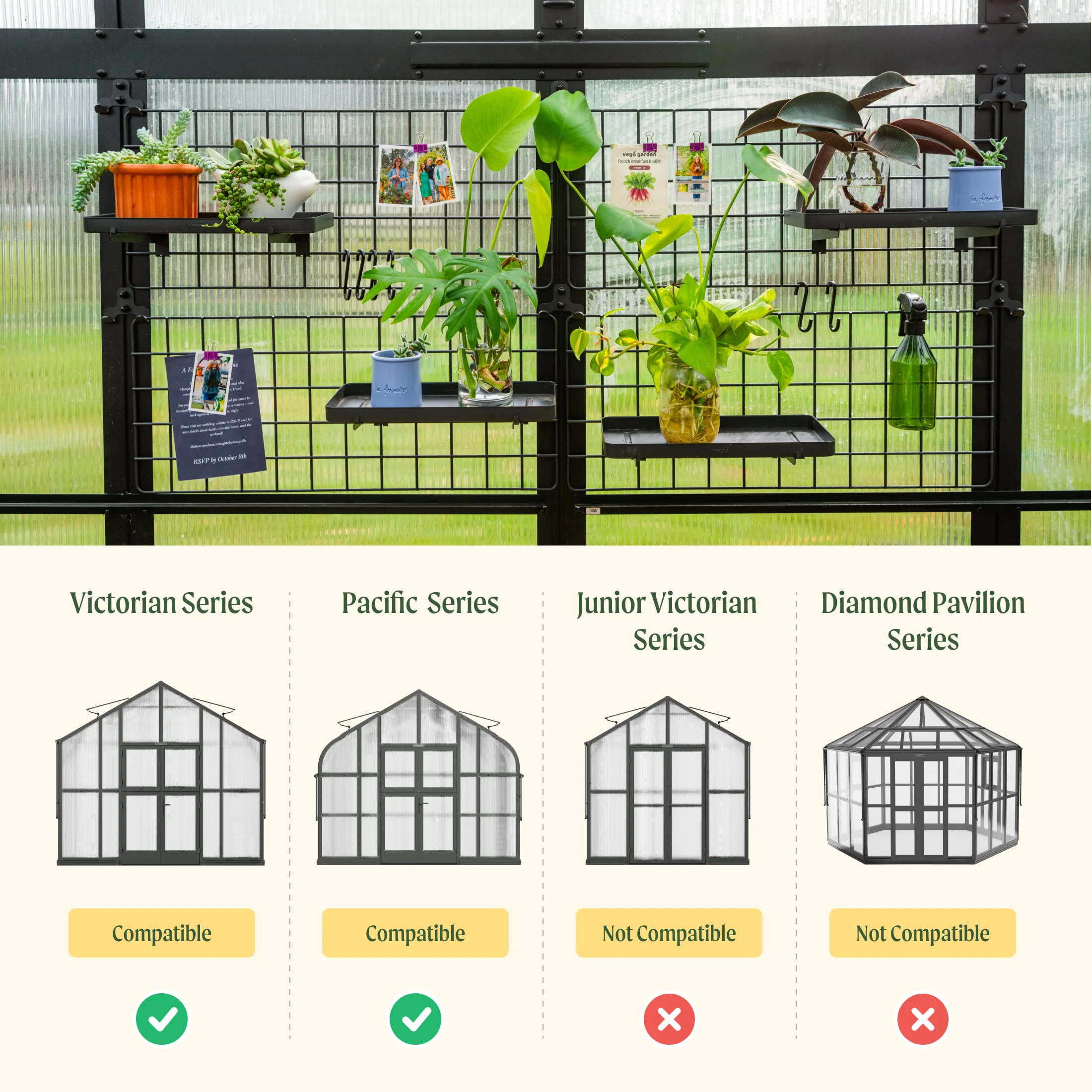 Greenhouse Hanging Grid System - Image 3