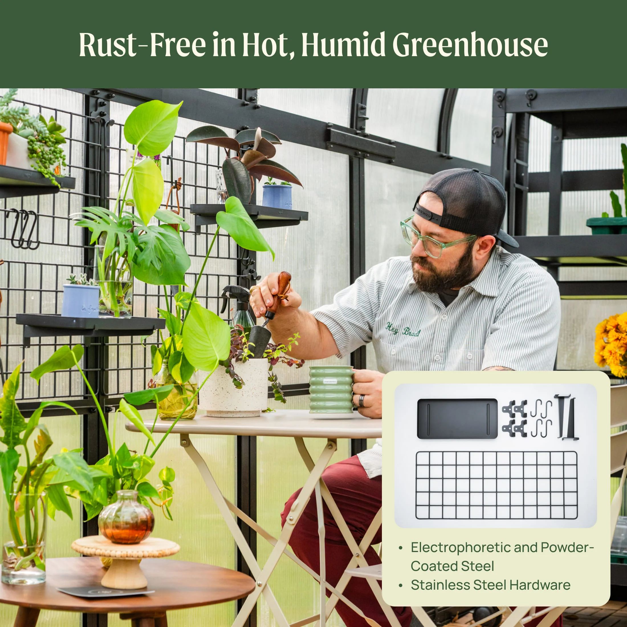 Greenhouse Hanging Grid System - Image 7
