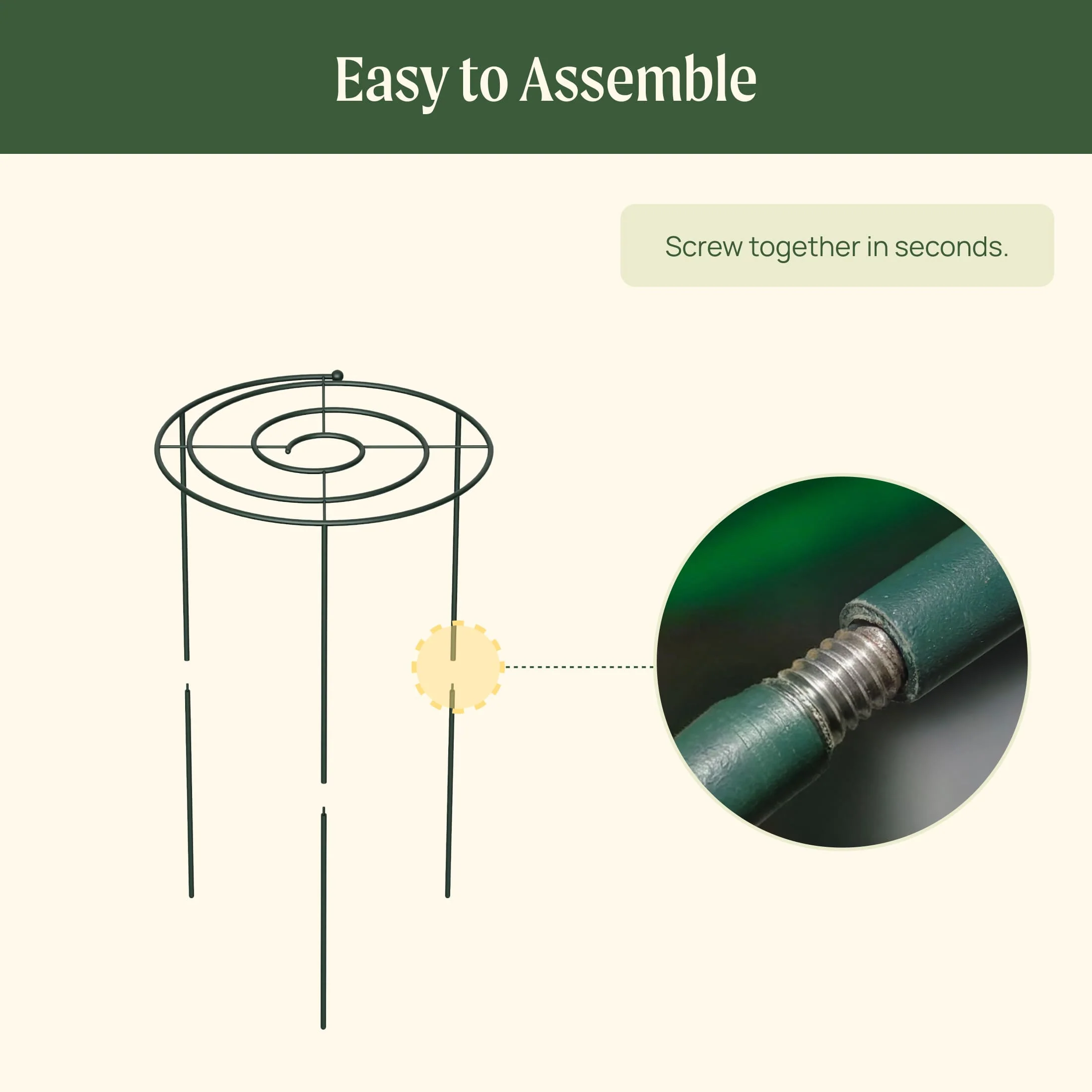 Grow Through Support - Spiral - 3 Pack - Image 10